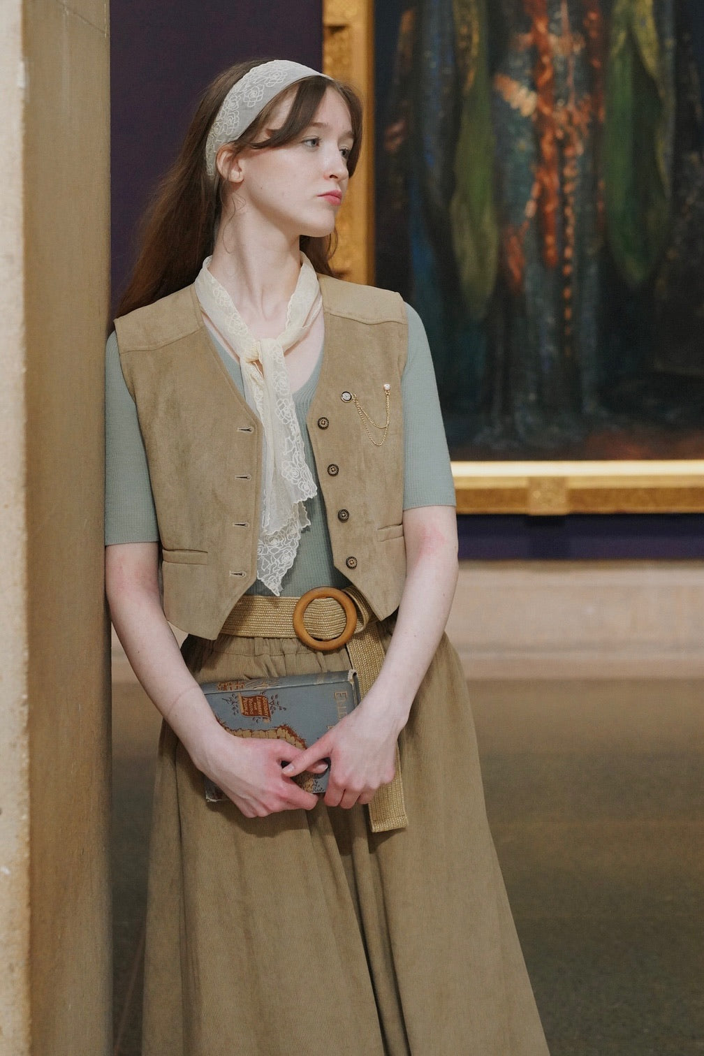 Ash Faux Suede Waistcoat