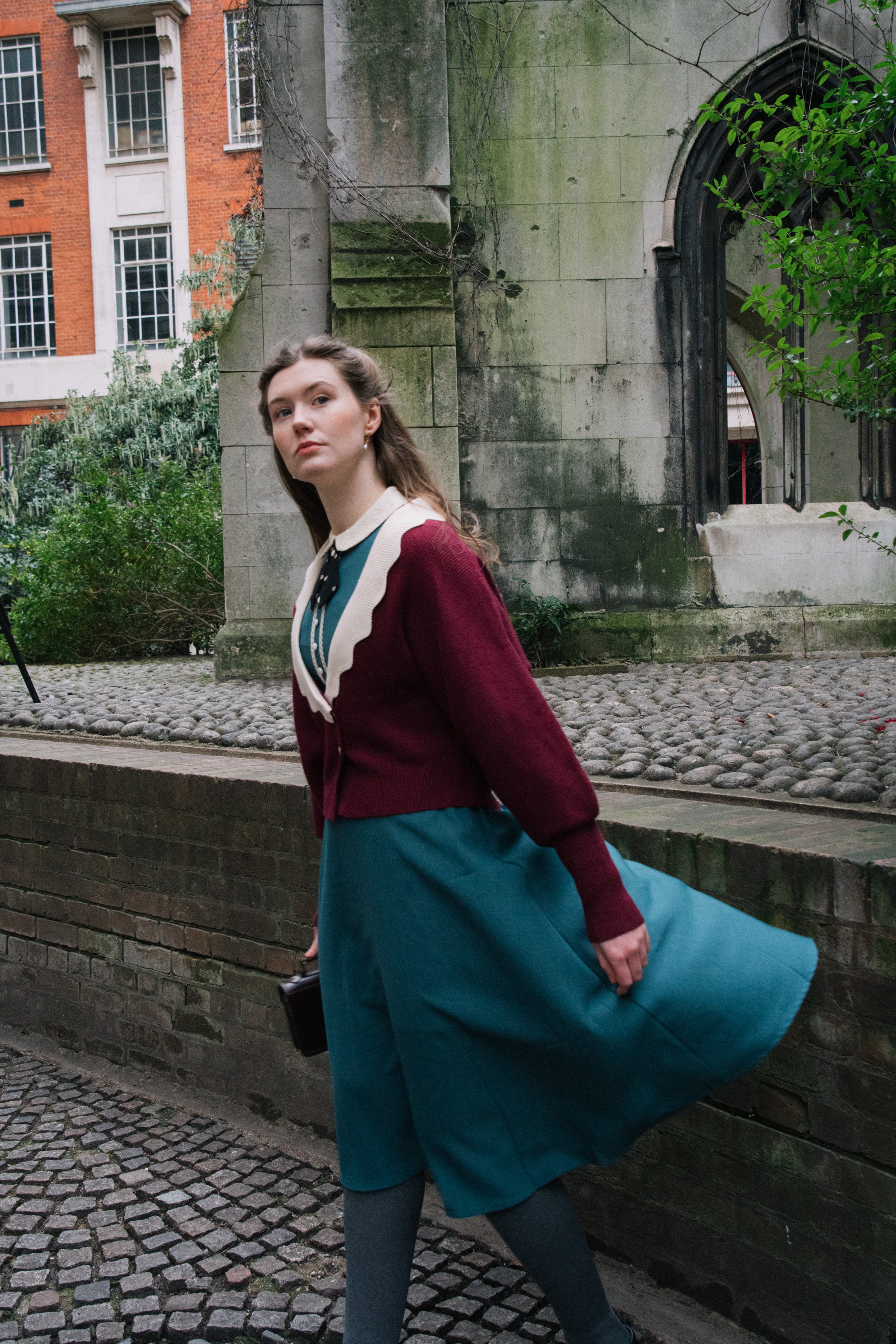 Peter Pan Midi Dress