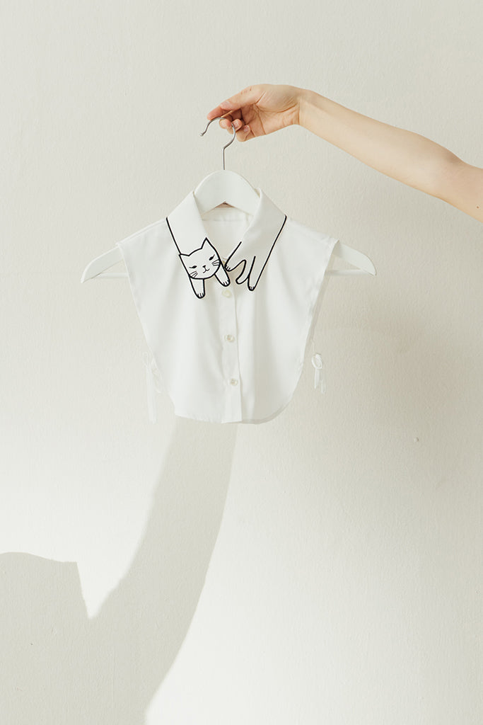 Love Cat Mock Shirt(White)