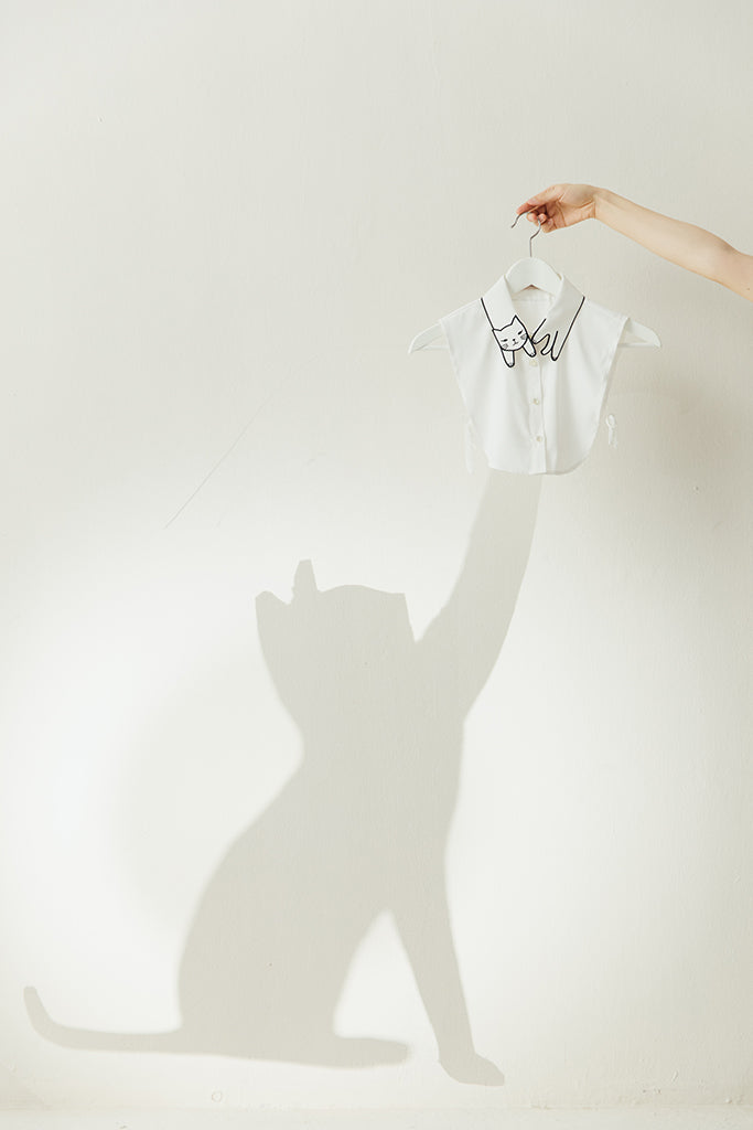 Love Cat Mock Shirt(White)