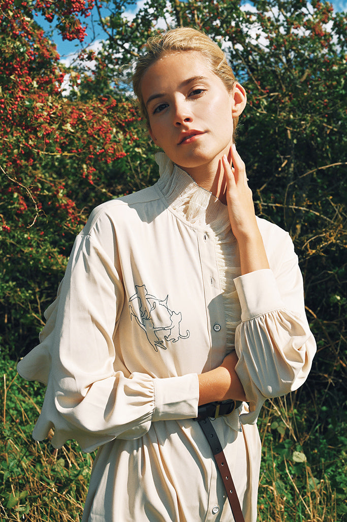 Matisse-cat Shirt Dress
