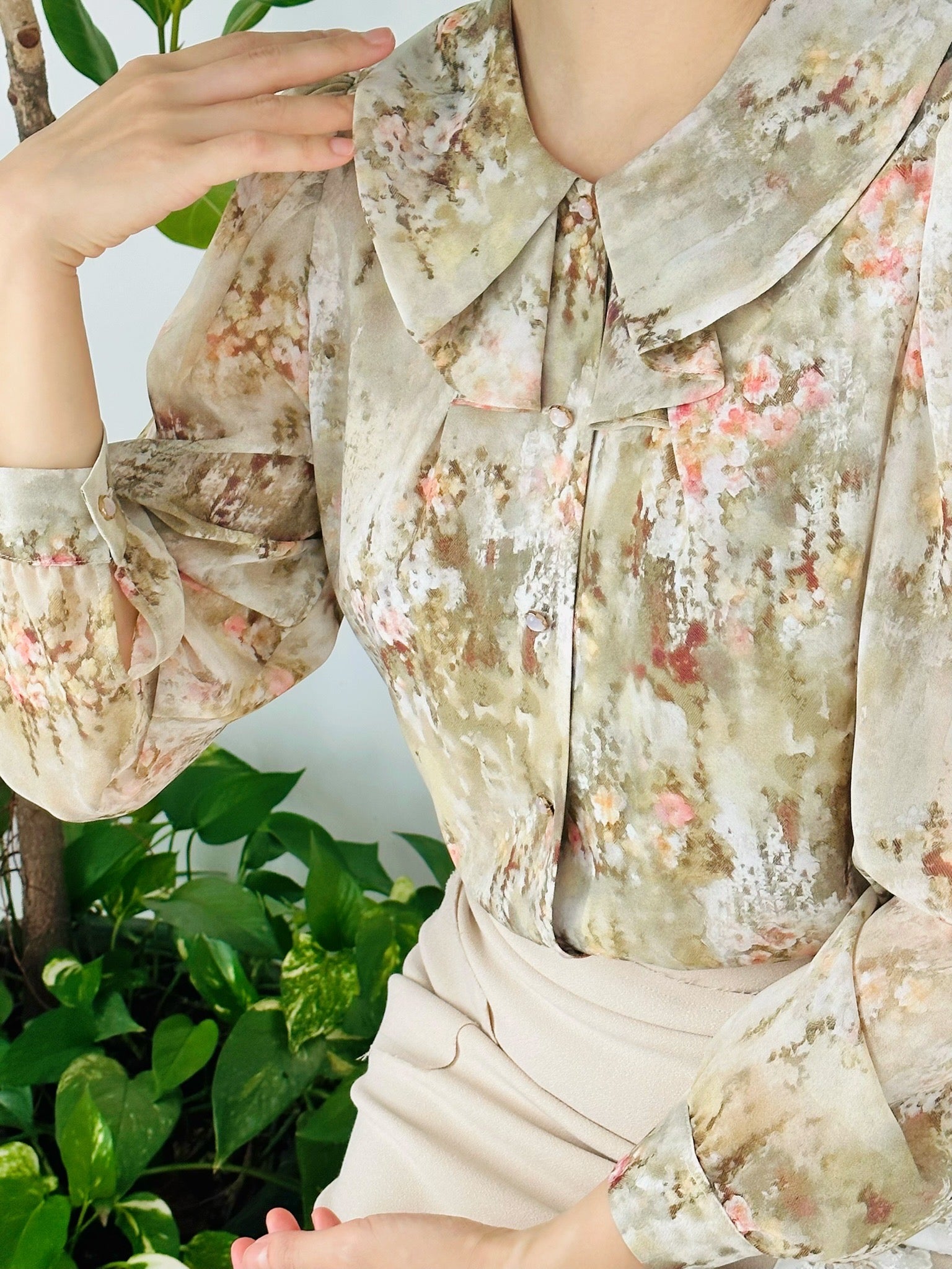 Monet Painting Blouse