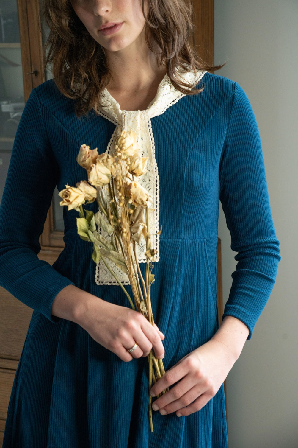 Nightingale Lace Collar Dress