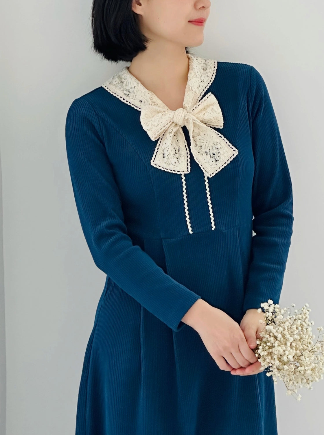 Nightingale Lace Collar Dress