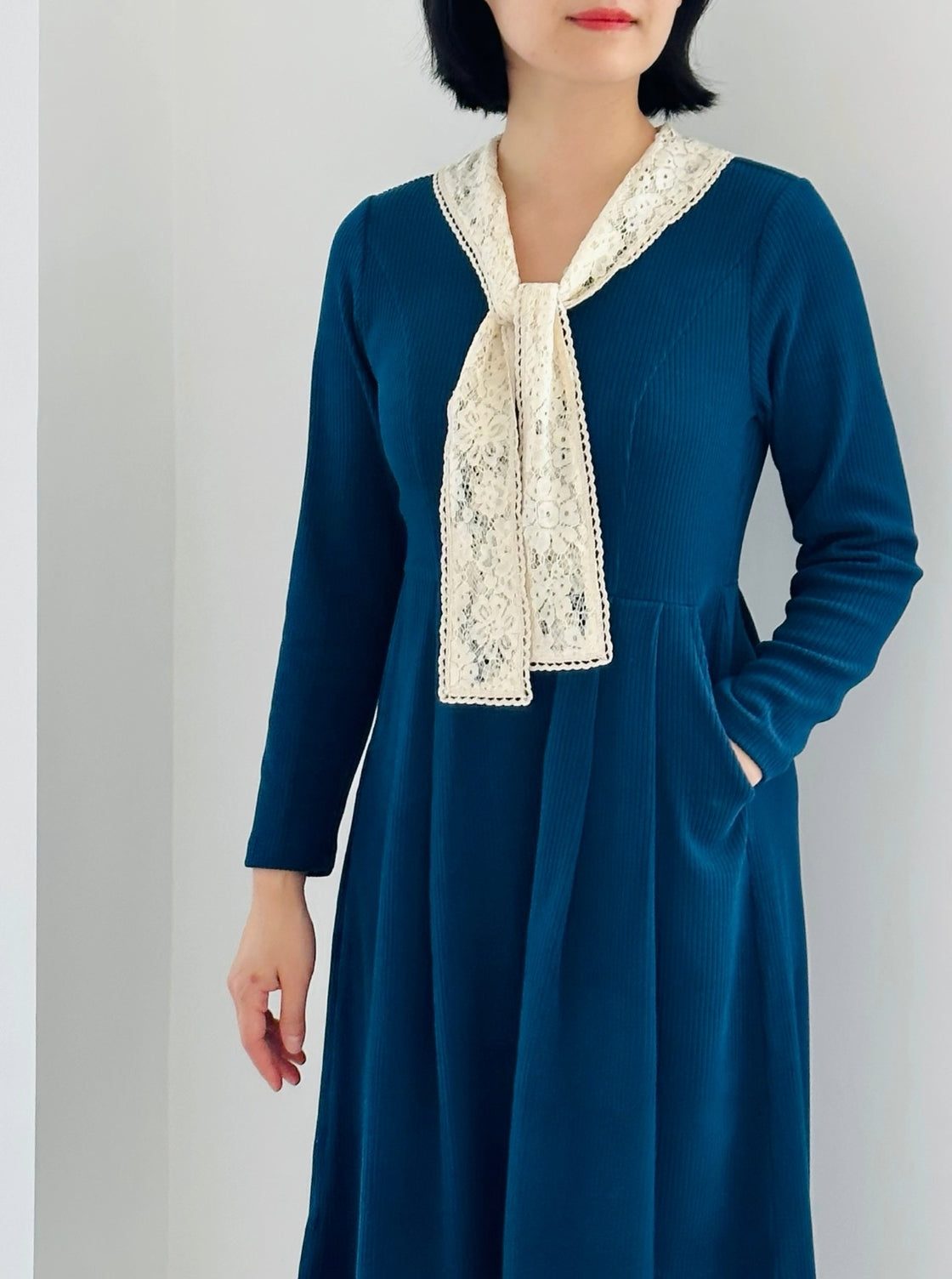 Nightingale Lace Collar Dress