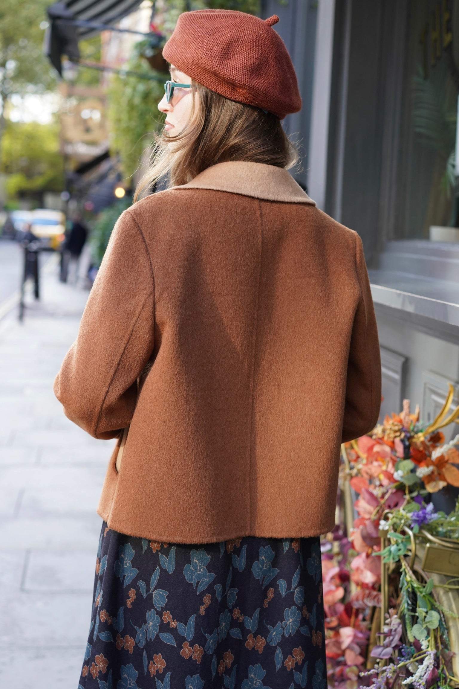 Peekaboo Cat Wool Blazer (Cambridge Brown)