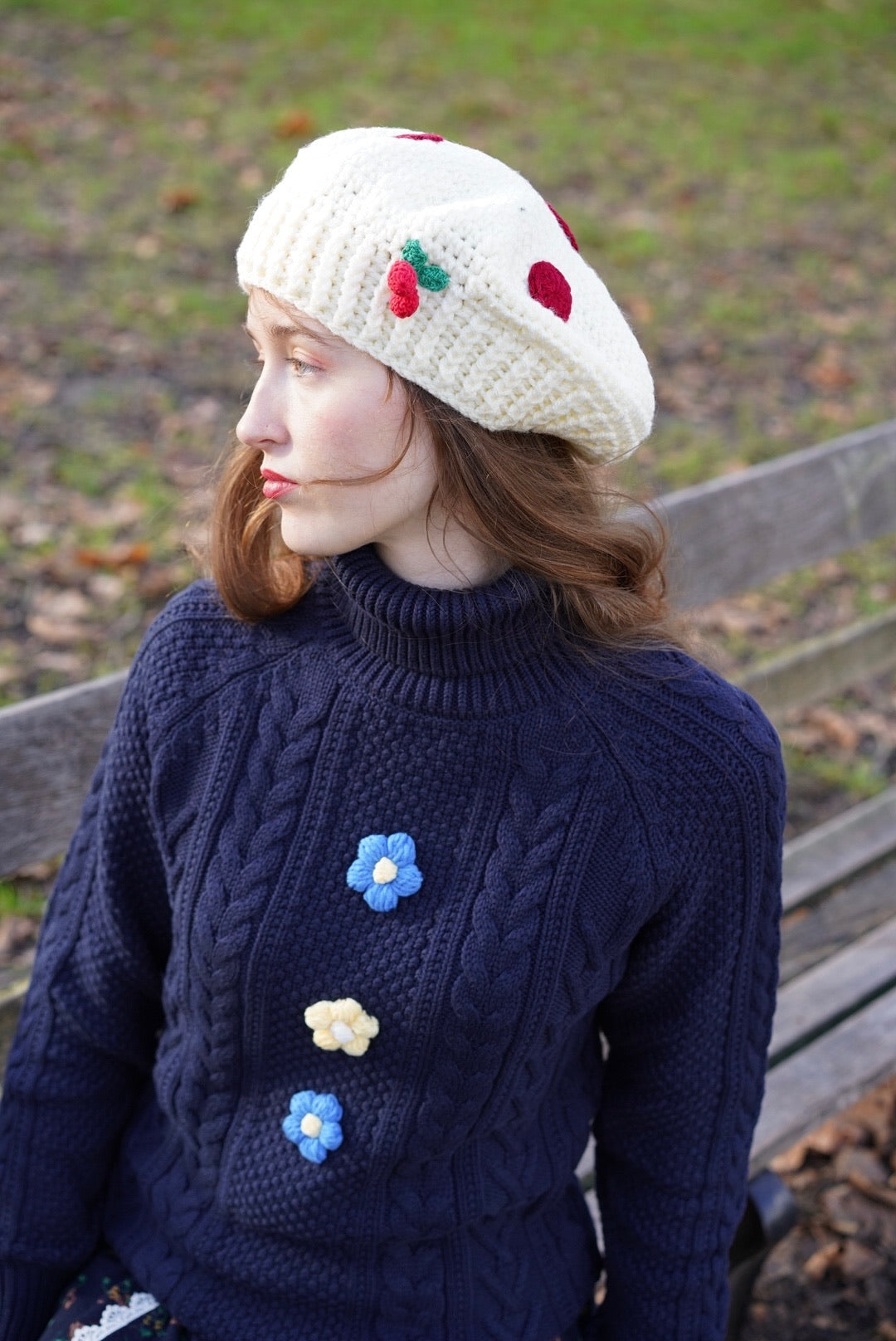 Handmade Strawberry Cake Hat