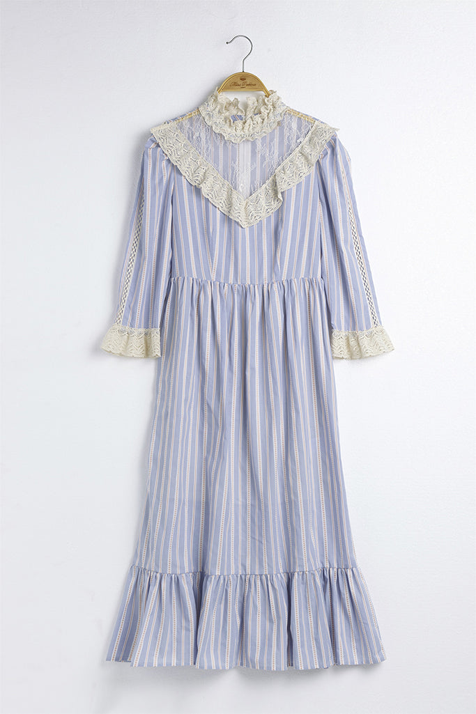 High neck prairie dress best sale