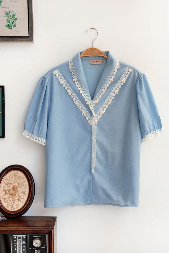 Prairie Daisy Shirt (Blue)