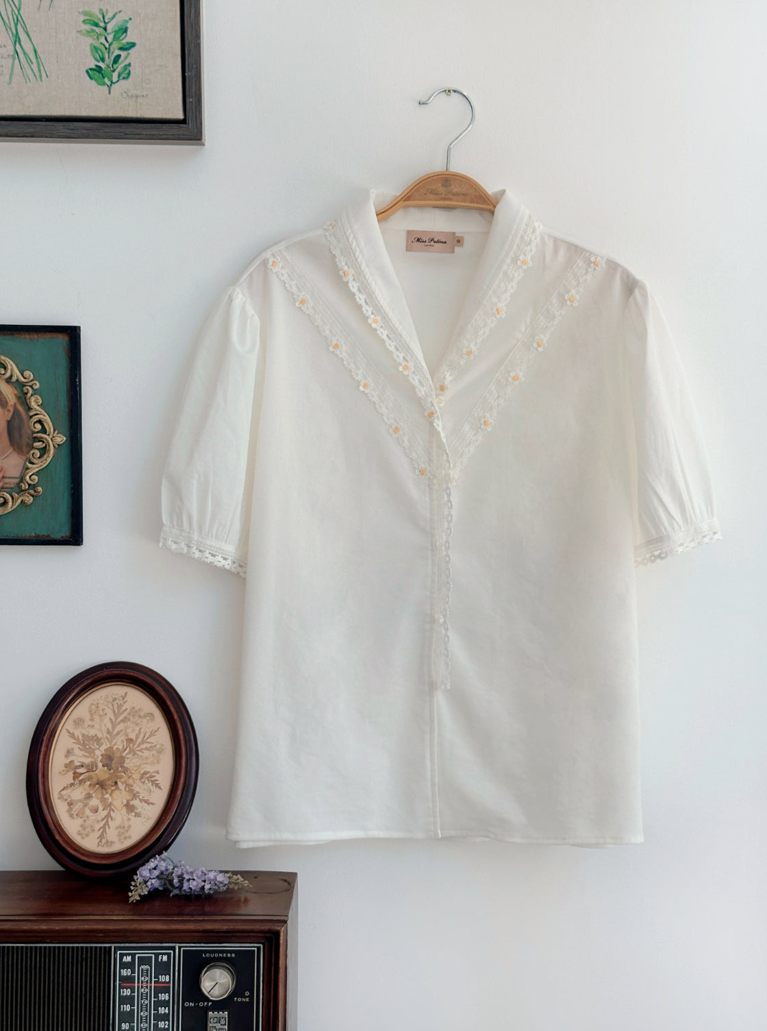 Prairie Daisy Shirt (White)