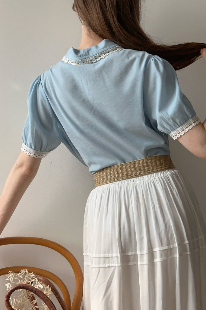 Prairie Daisy Shirt (Blue)