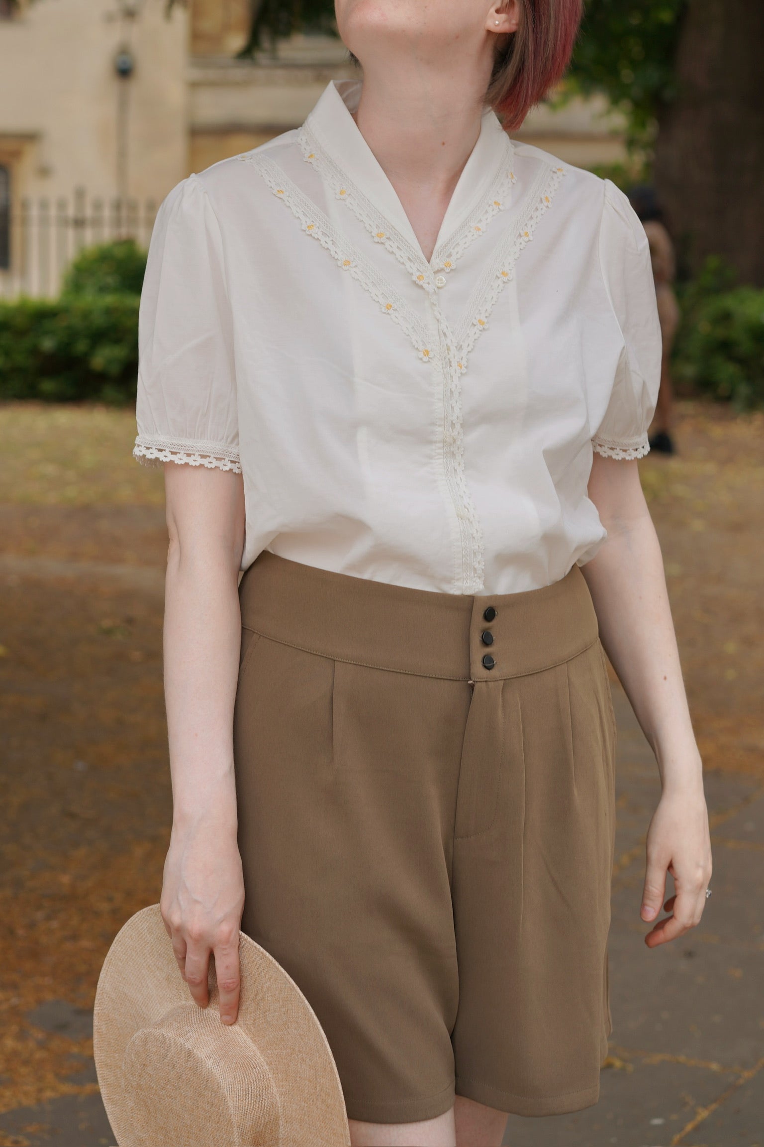 Prairie Daisy Shirt (White)