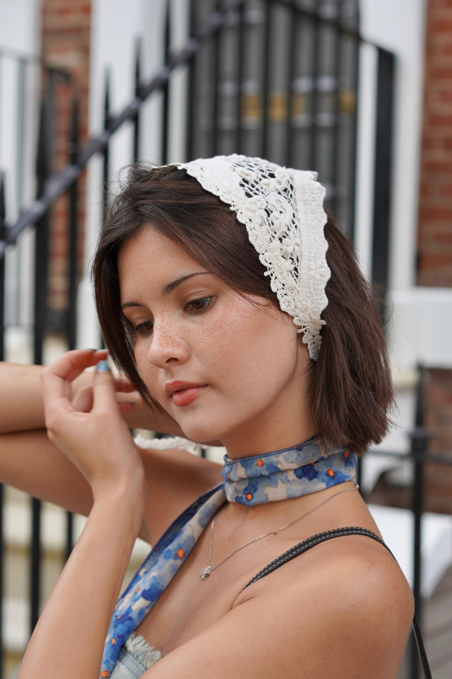 Prairie Lace cotton Headband