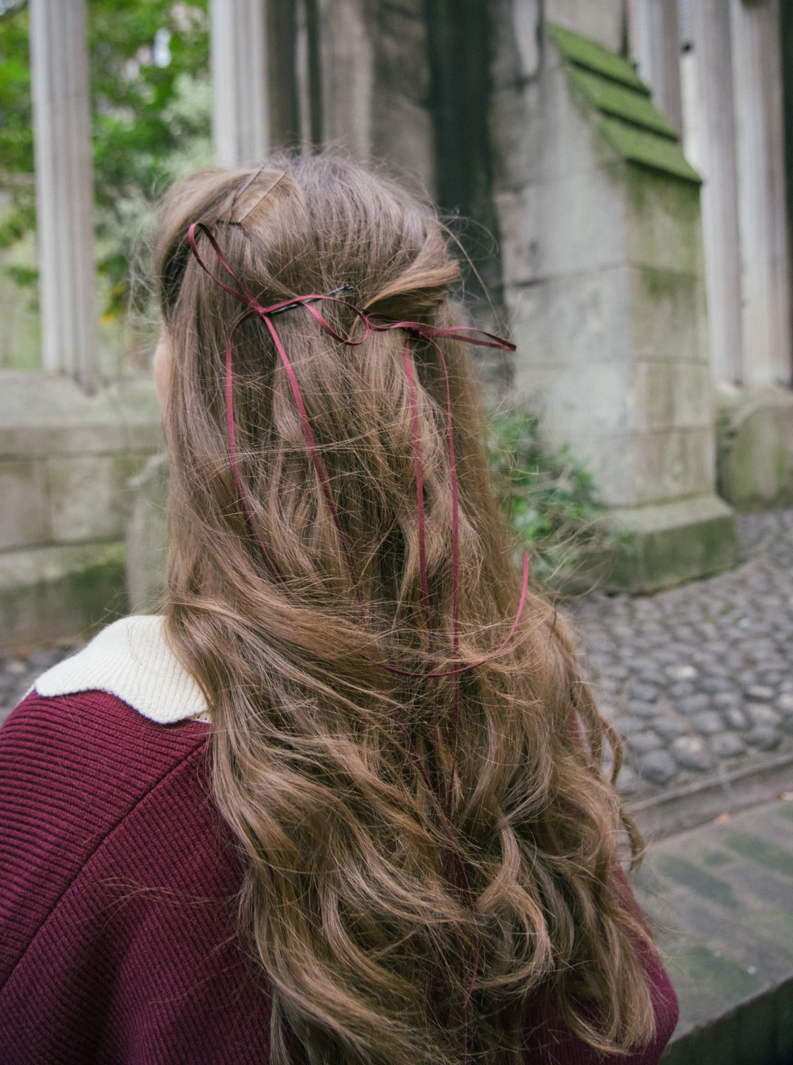 Ribbon Bow Hair Grip Set