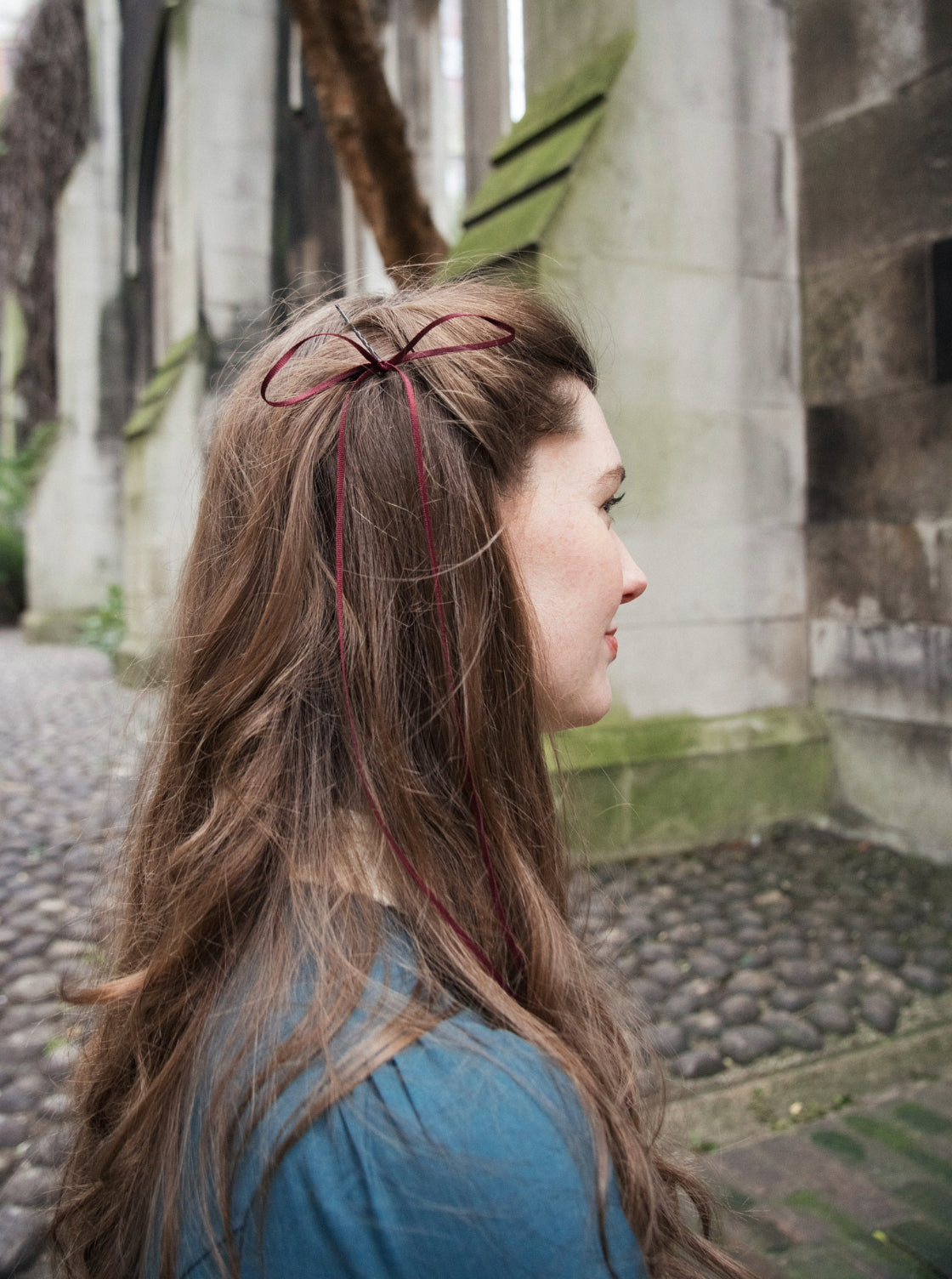 Ribbon Bow Hair Grip Set