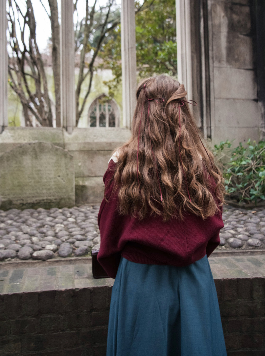 Ribbon Bow Hair Grip Set