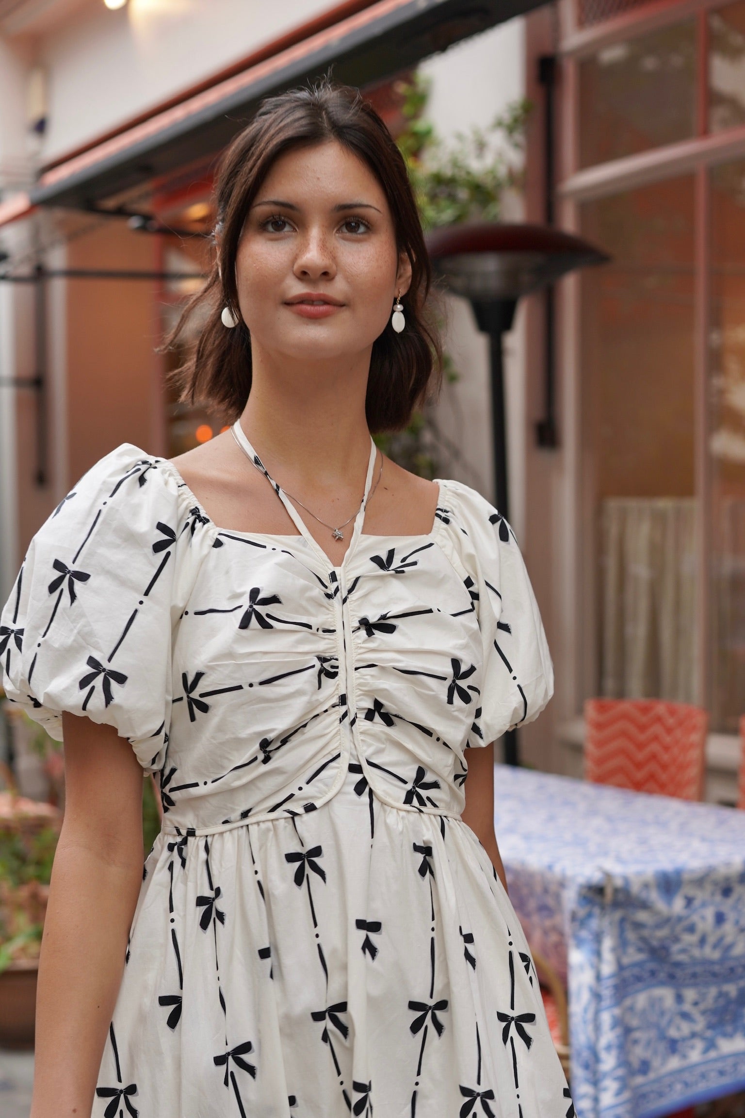 Riviera Ribbons Midi Dress