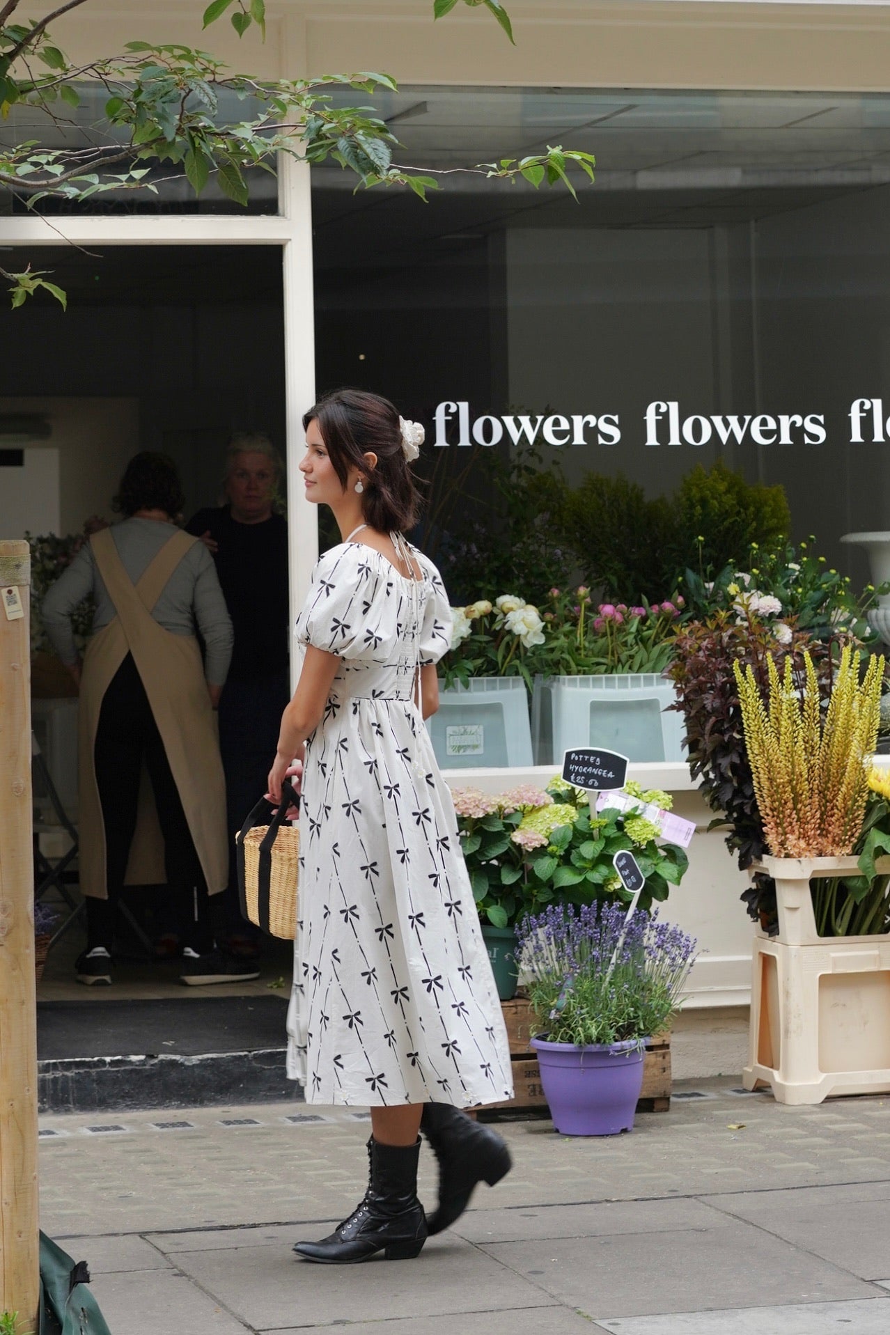 Riviera Ribbons Midi Dress