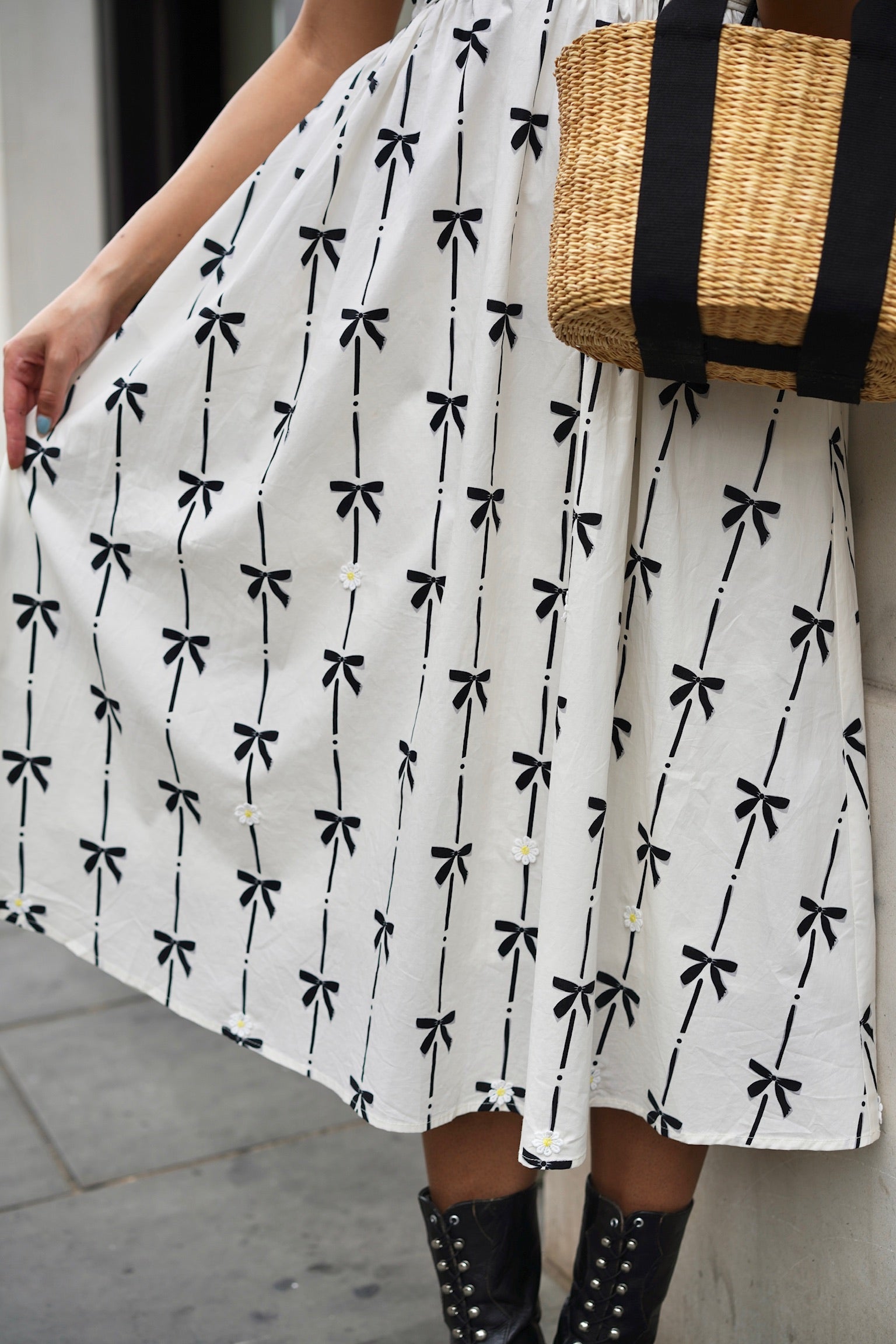 Riviera Ribbons Midi Dress