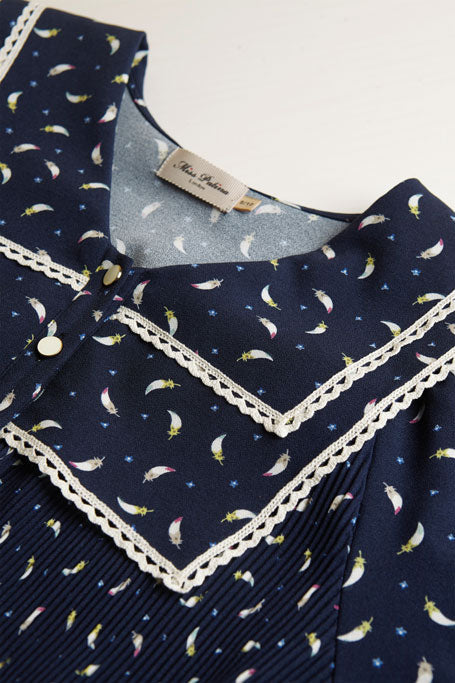Ruth Sailor-Collar Dress