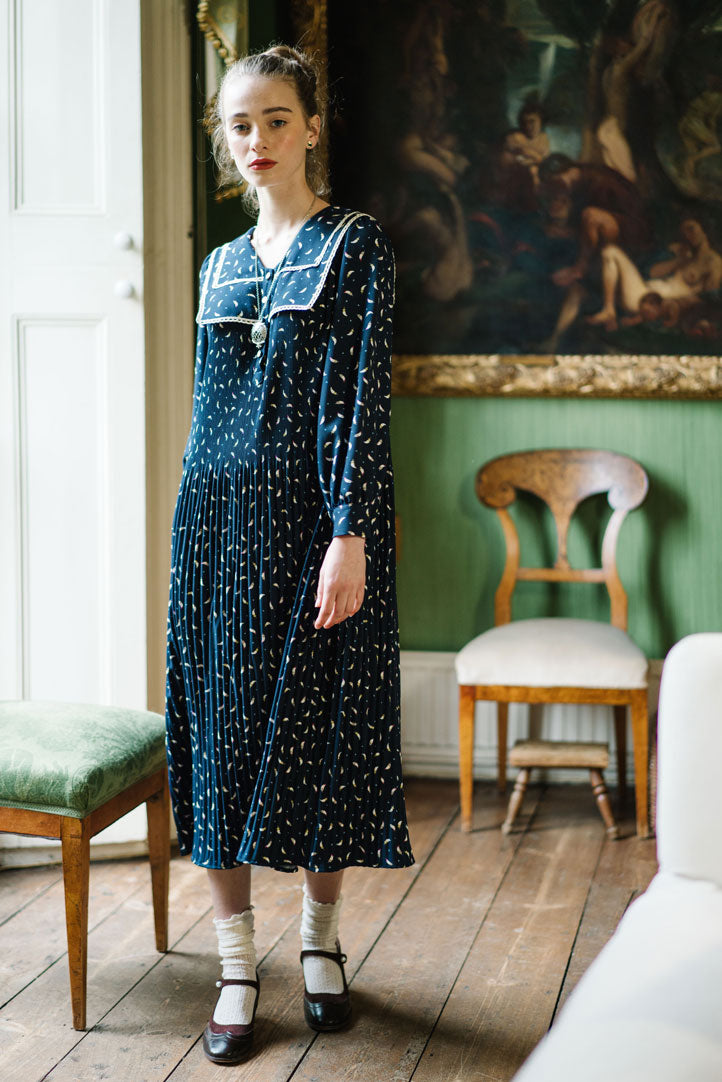 Ruth Sailor-Collar Dress