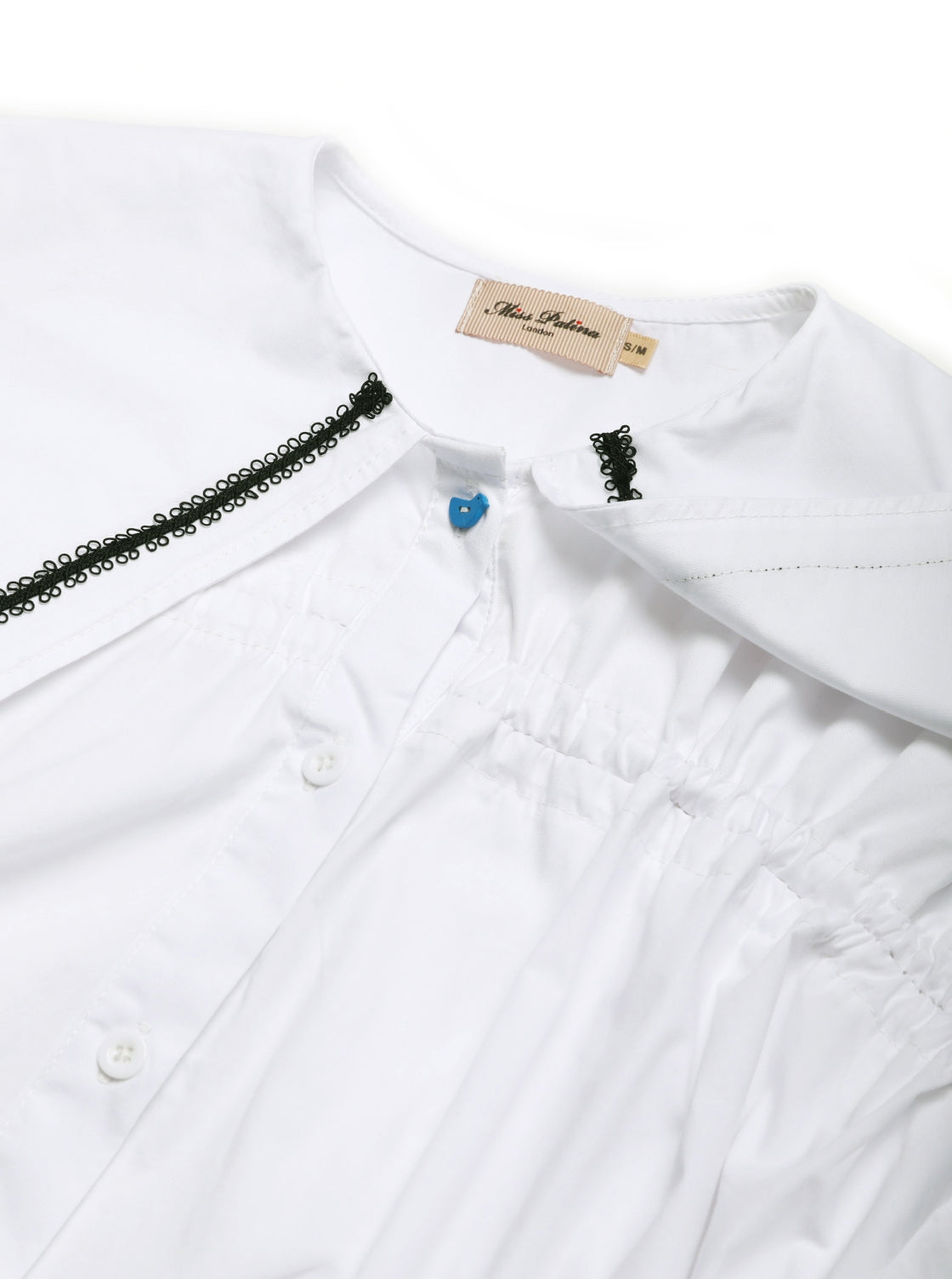 Sailor Sally Cotton Blouse (White)