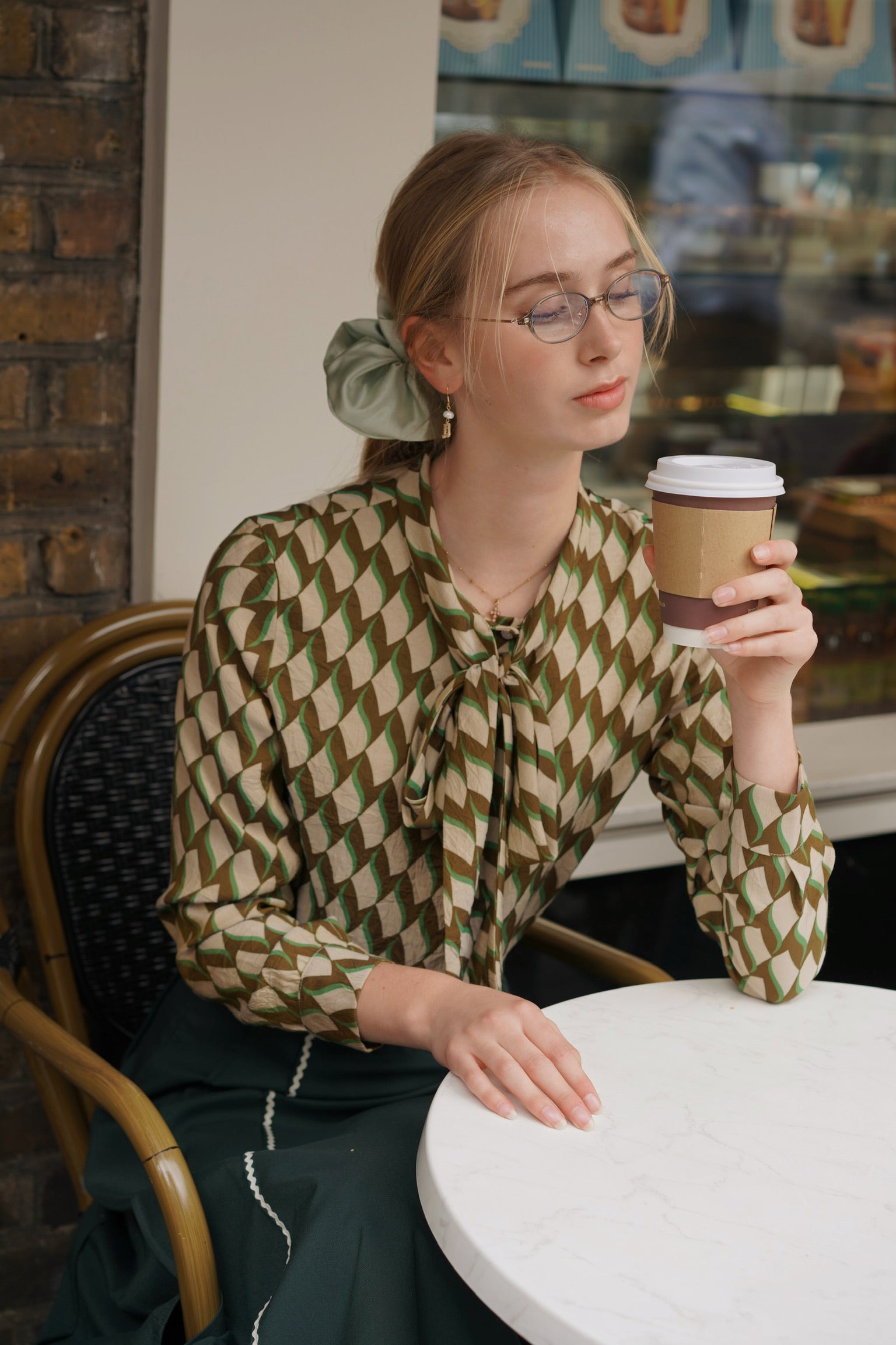 Salinger Year Scarf Blouse
