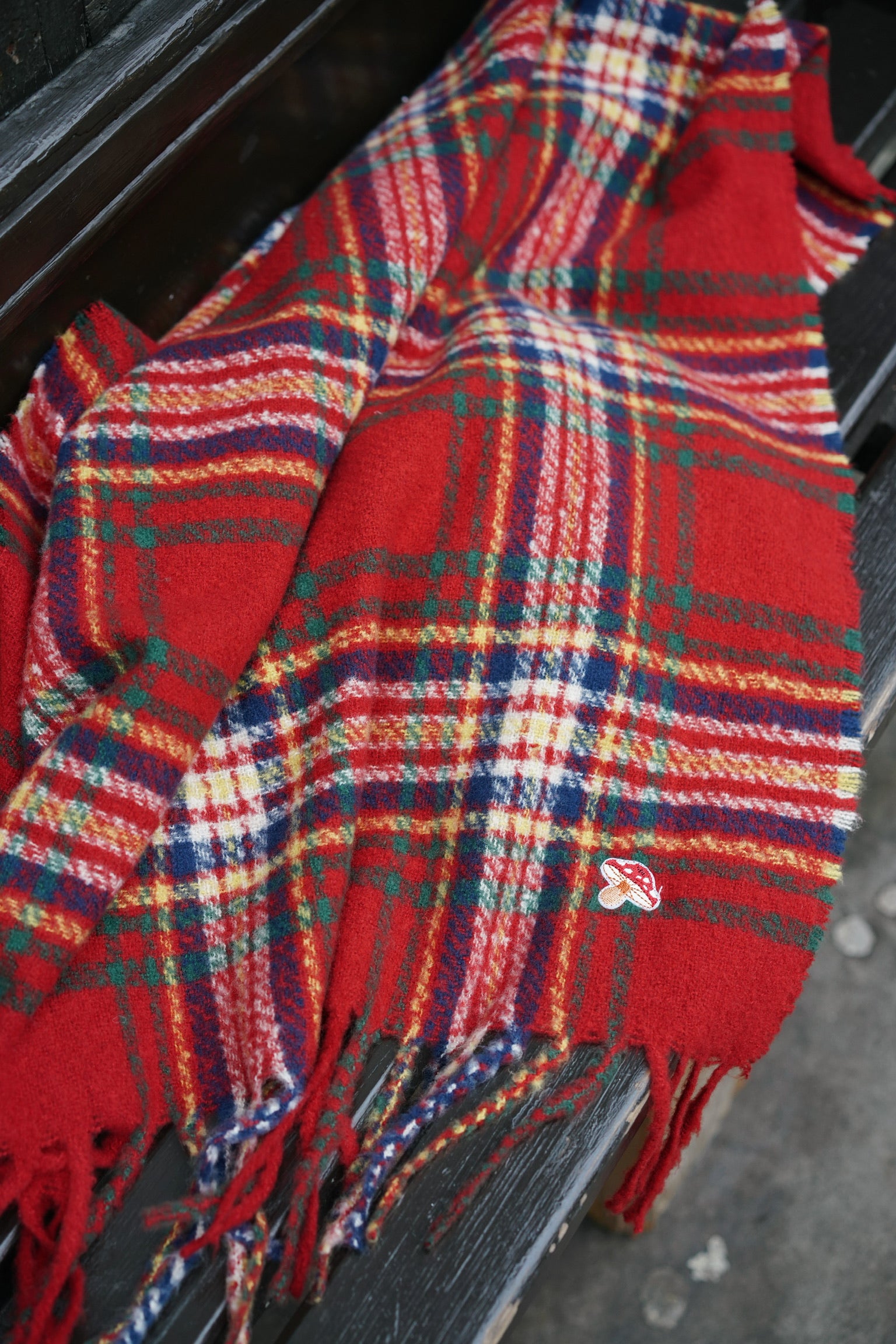 Scarlet Thistle Scarf