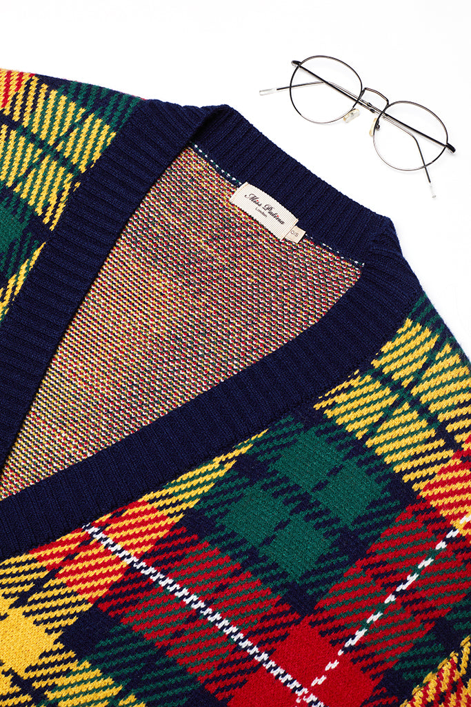 Scottish Tartan Cardigan
