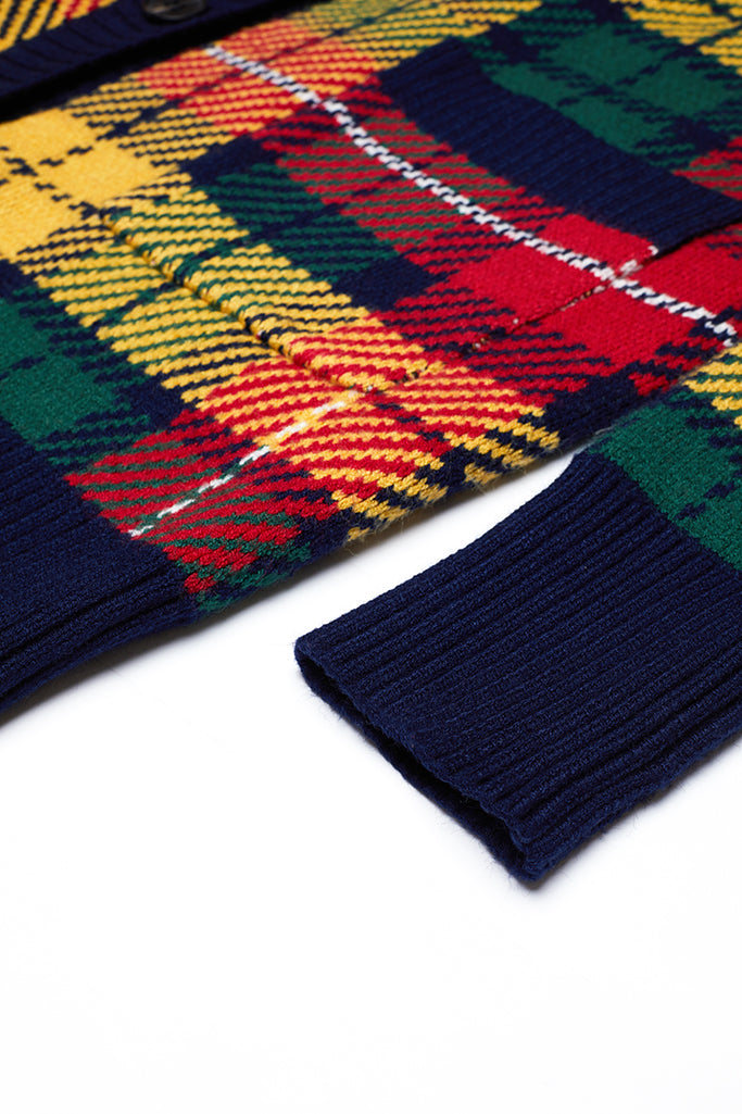 Scottish Tartan Cardigan