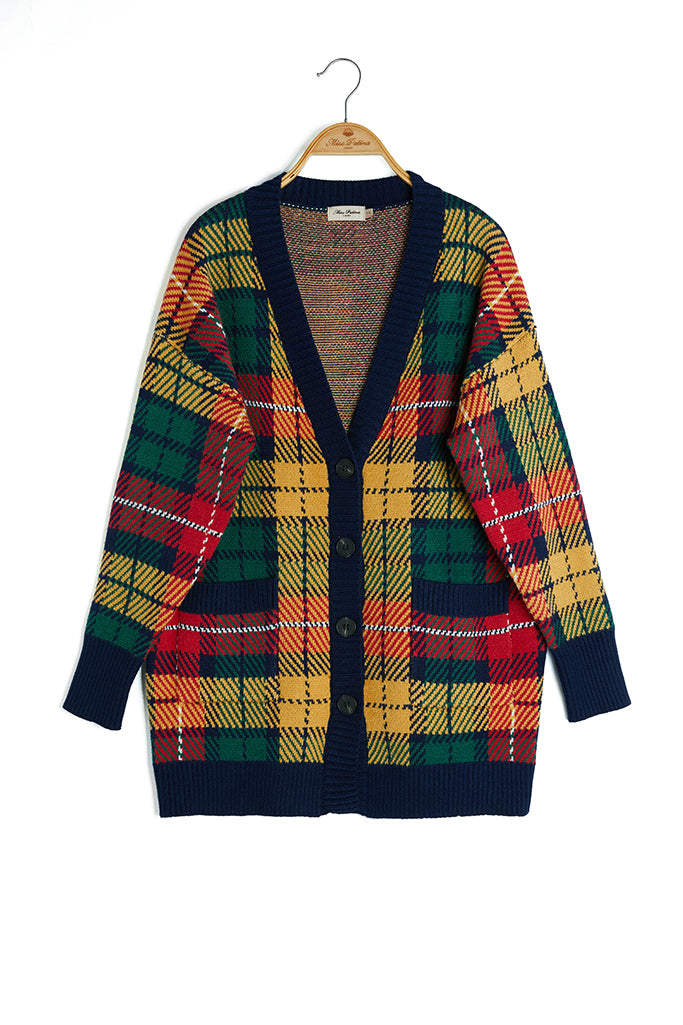 Scottish Tartan Cardigan