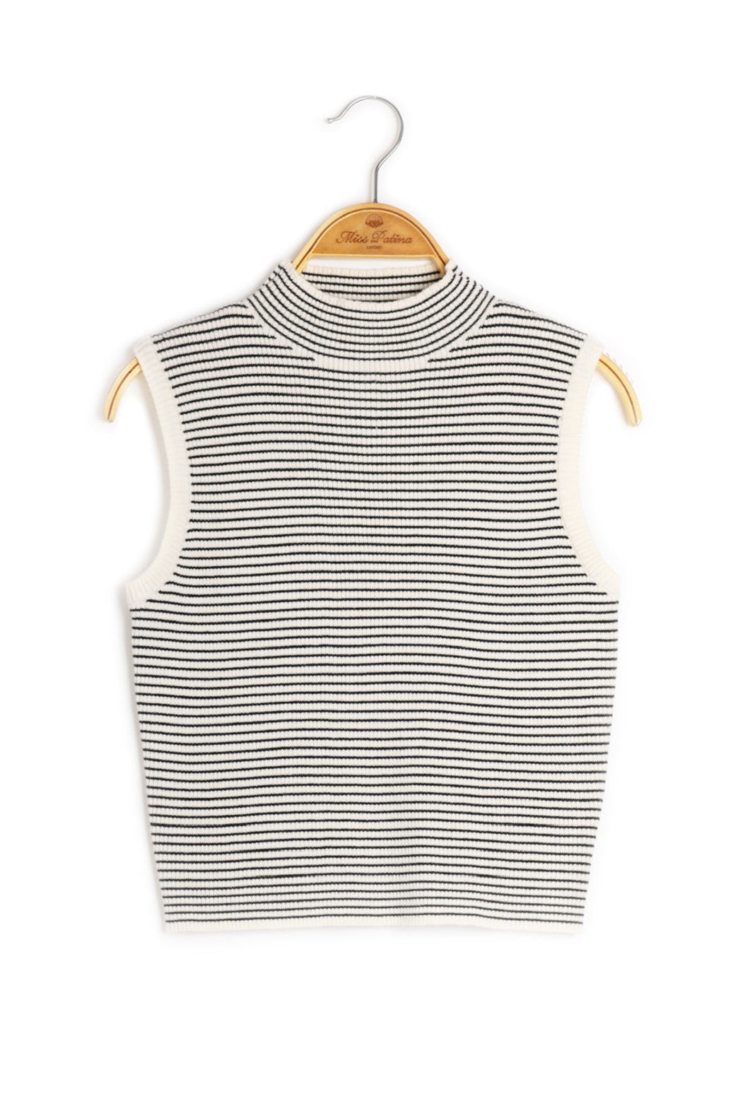 Seafarer Cropped Knit Top (White)