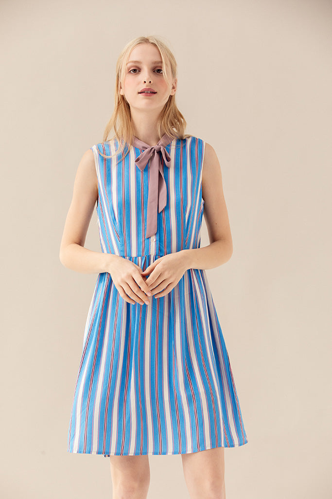 Set You Free Dress (Stripes)