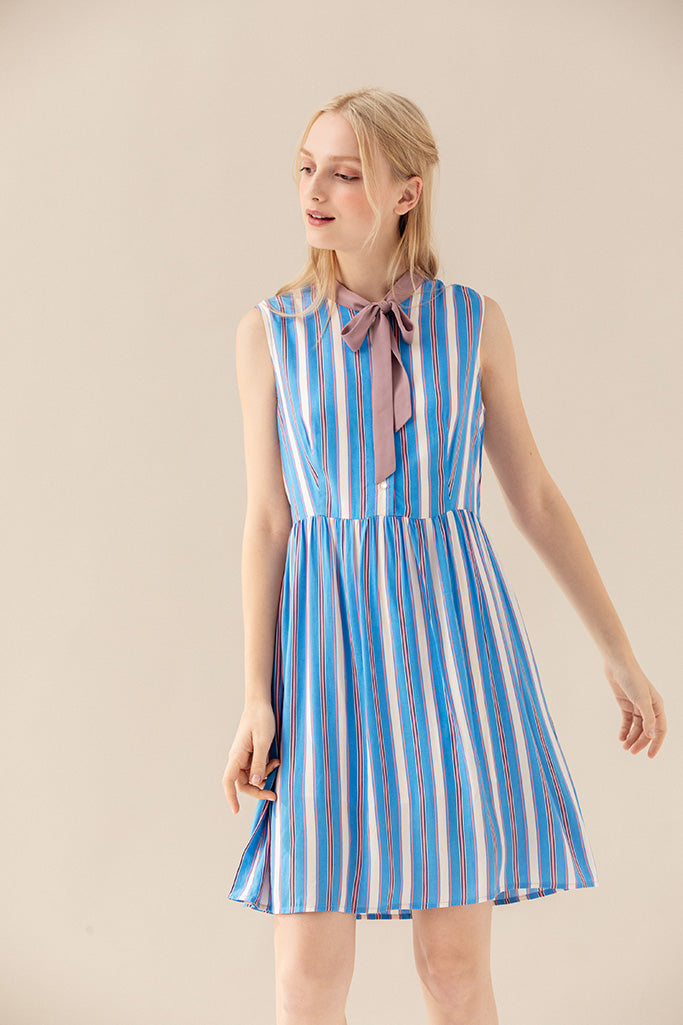 Set You Free Dress (Stripes)