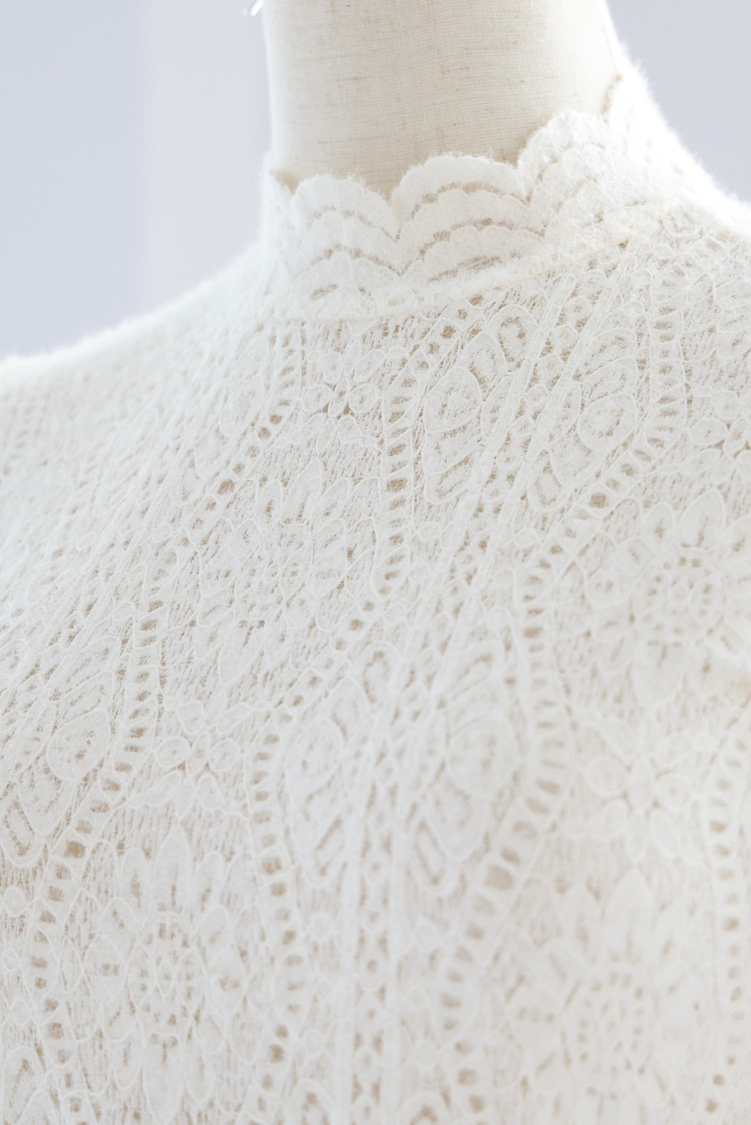 Snowfluff Lace Top