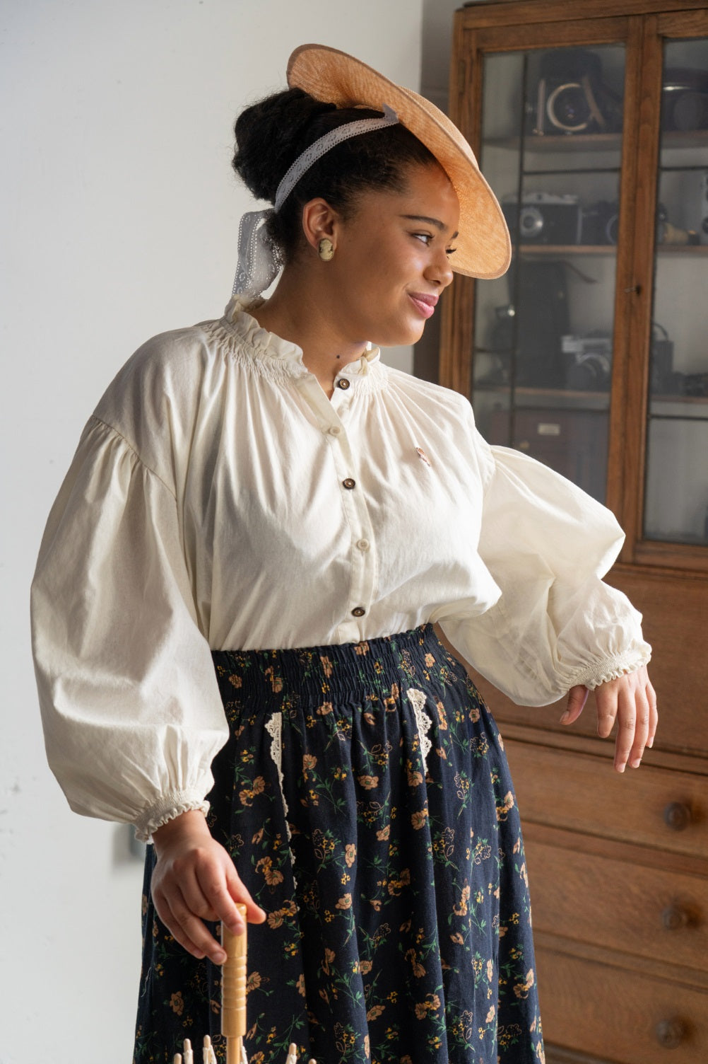 Terra Cotton Blouse