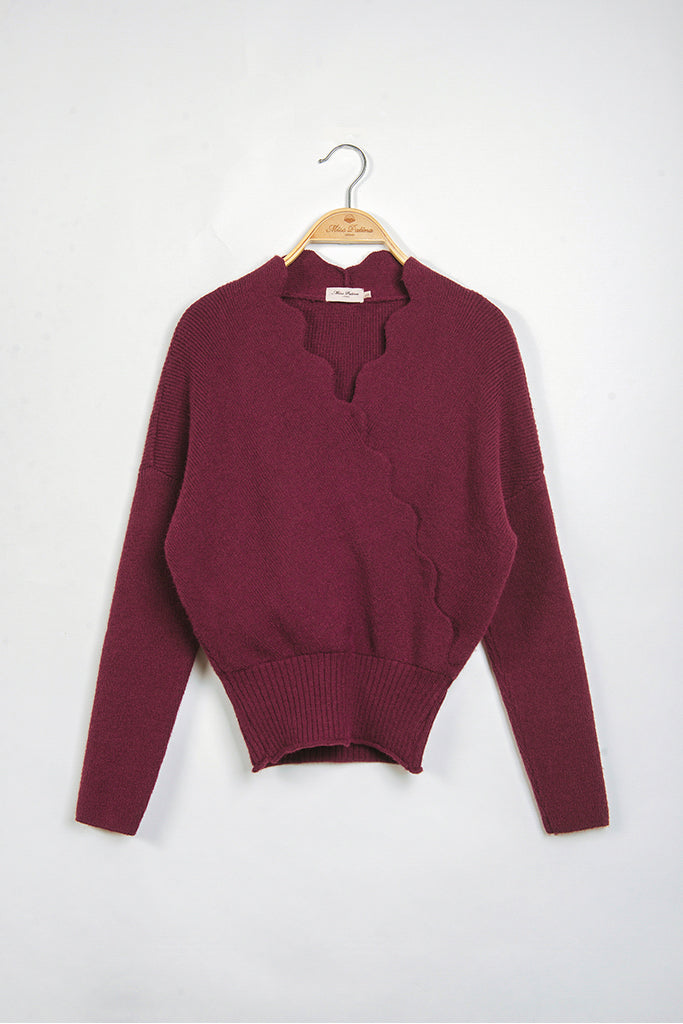 The Reichenbach Jumper(Burgundy)