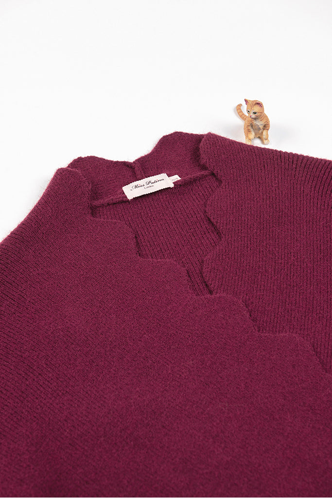The Reichenbach Jumper(Burgundy)