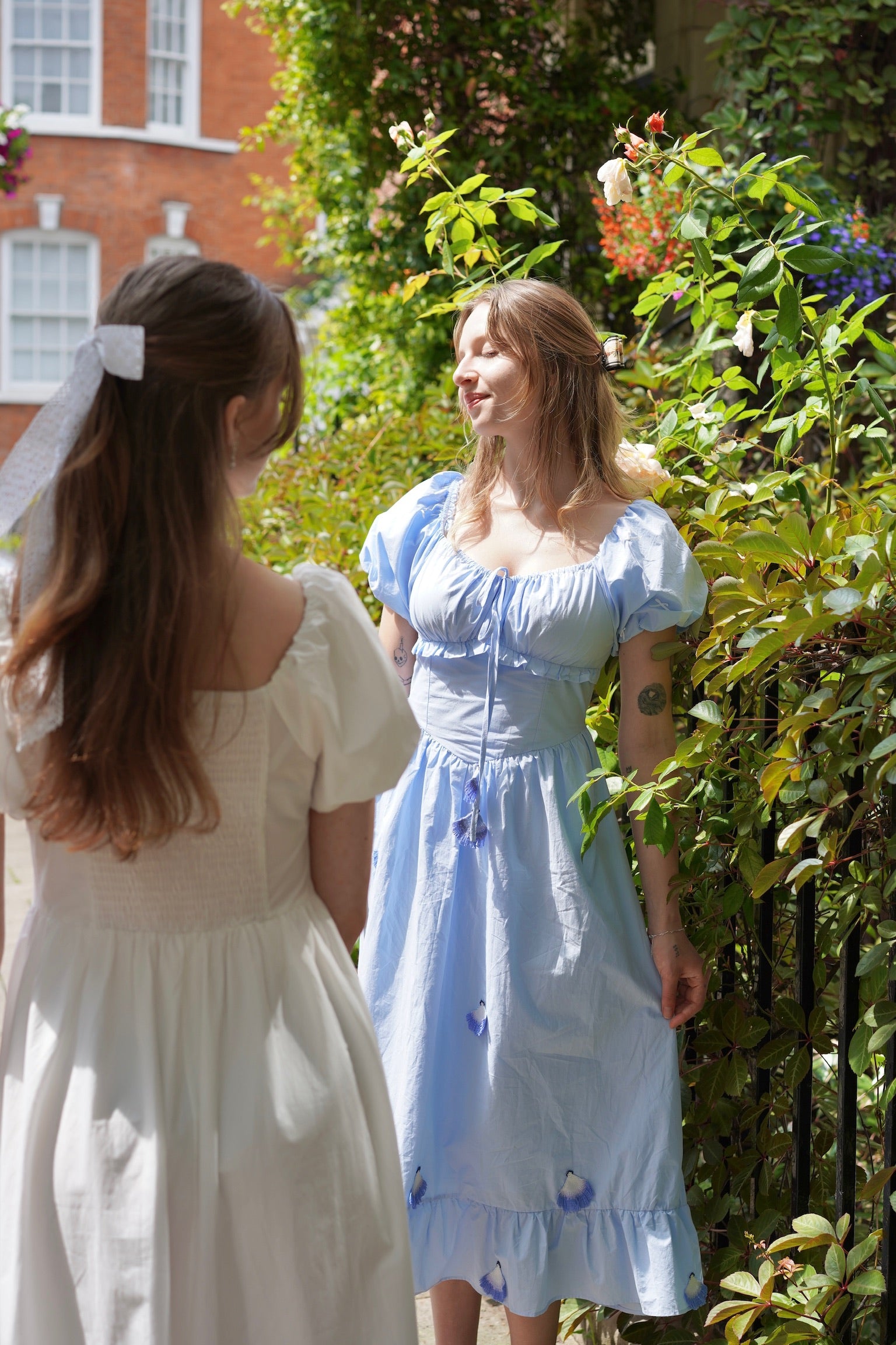 The Austen Regency Dress (Blue)