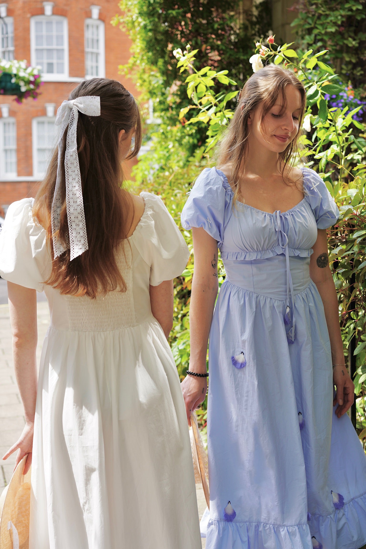 The Austen Regency Dress (Blue)