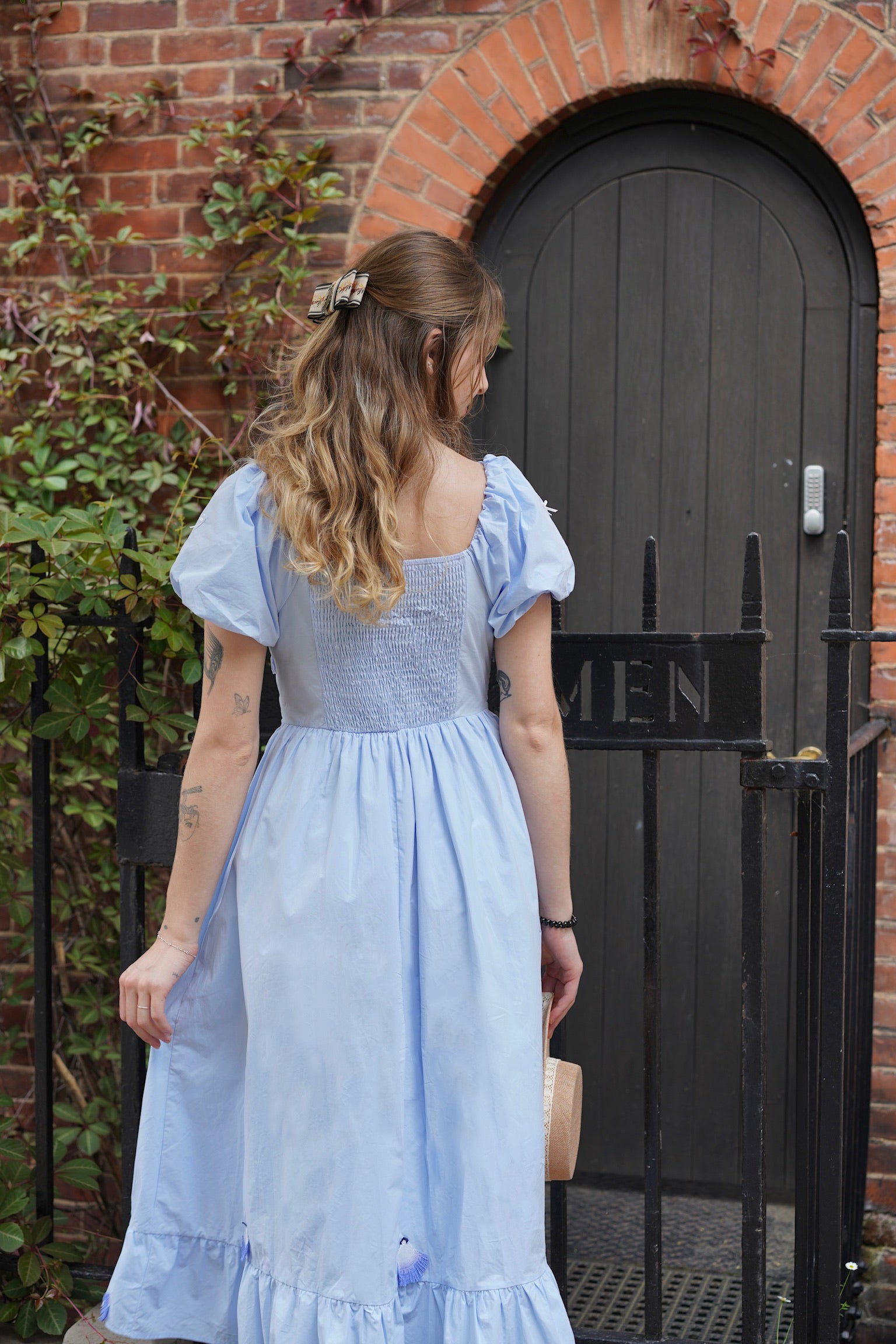 The Austen Regency Dress (Blue)