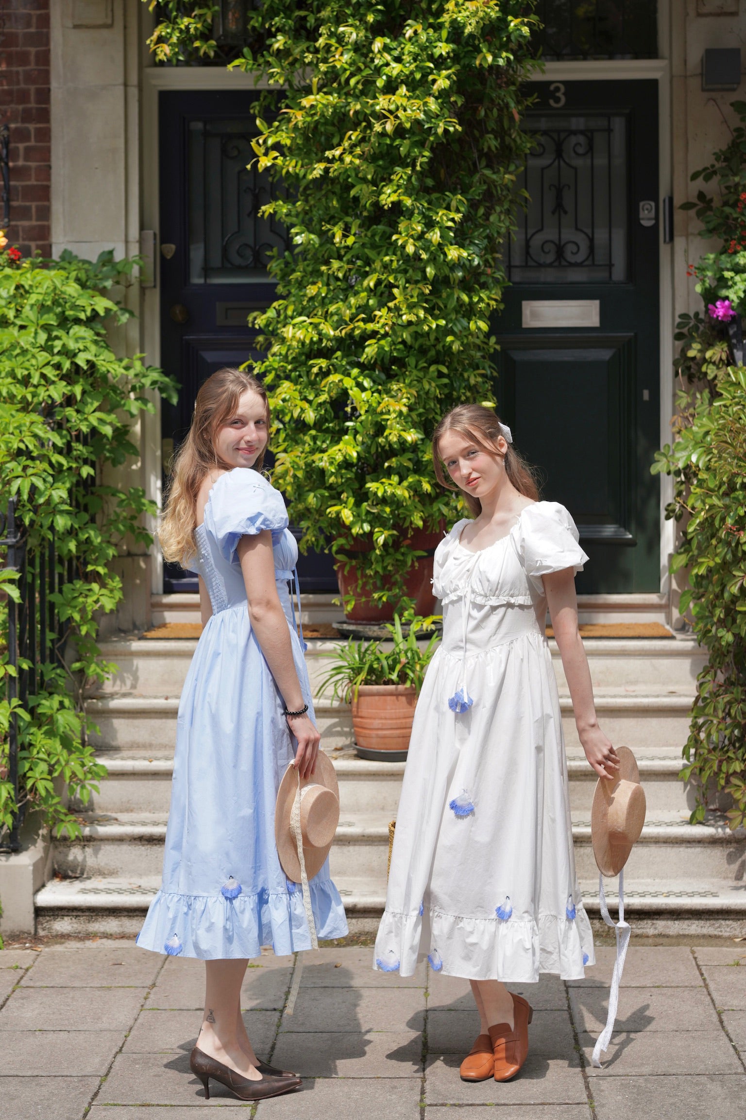 The Austen Regency Dress (Blue)