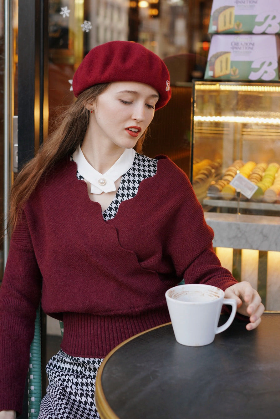 The Reichenbach Jumper(Burgundy)