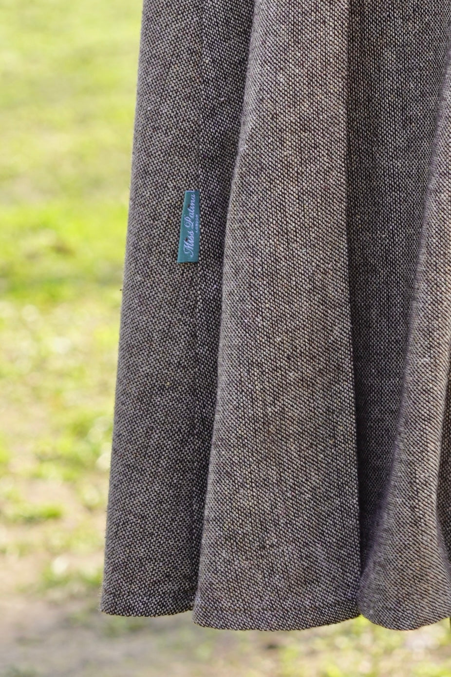 The Shelby Tweed Skirt (Brown)