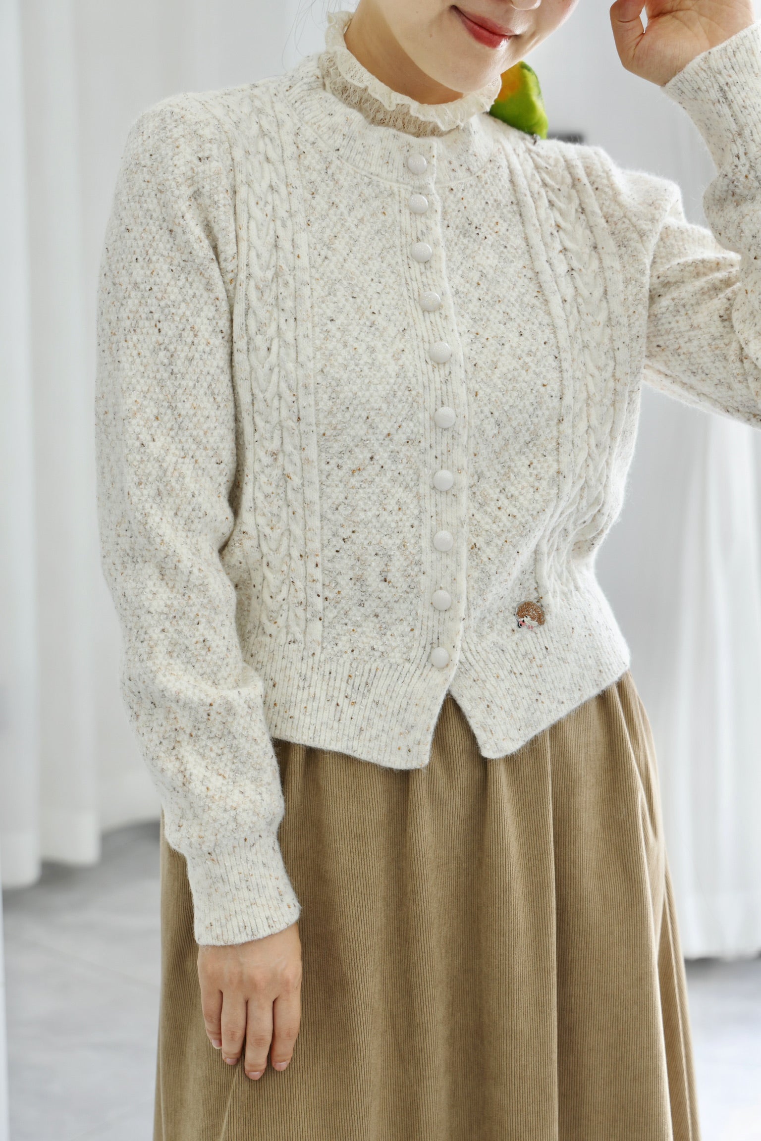 MARNO Lizzy knit cardigan cream Lizzy knit cardigan – MARNO
