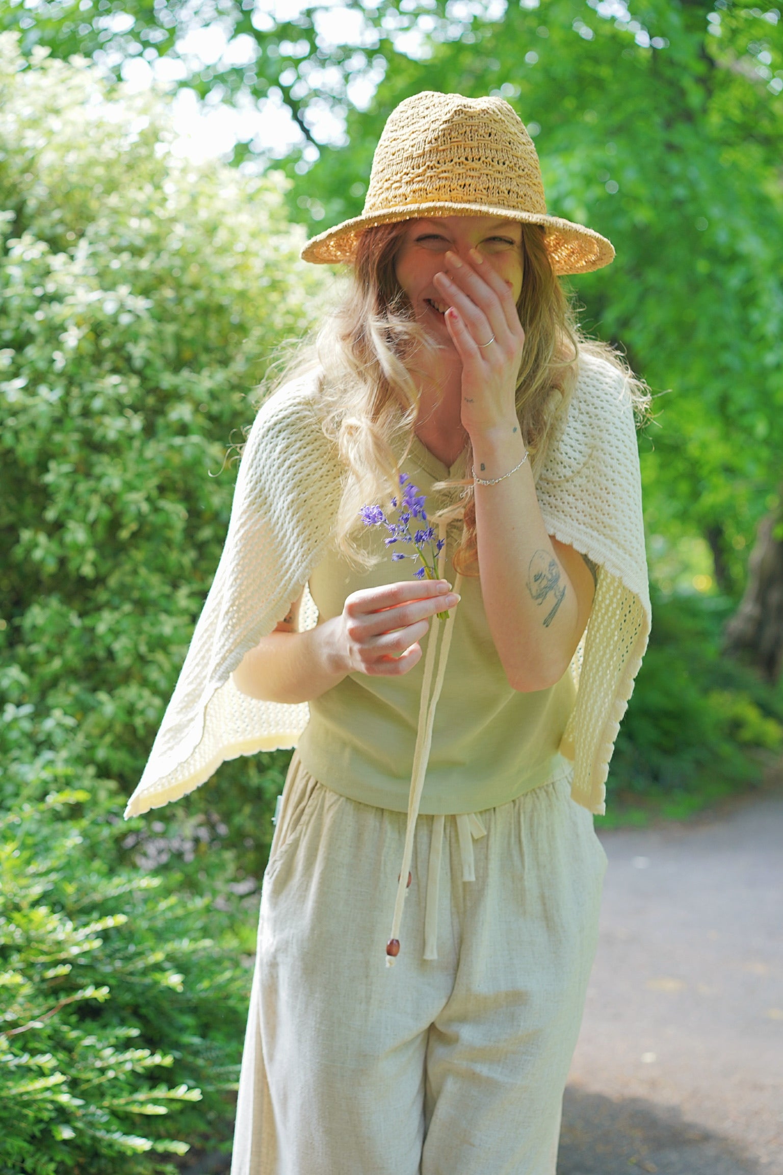 White Swan Boho Waist Wrap