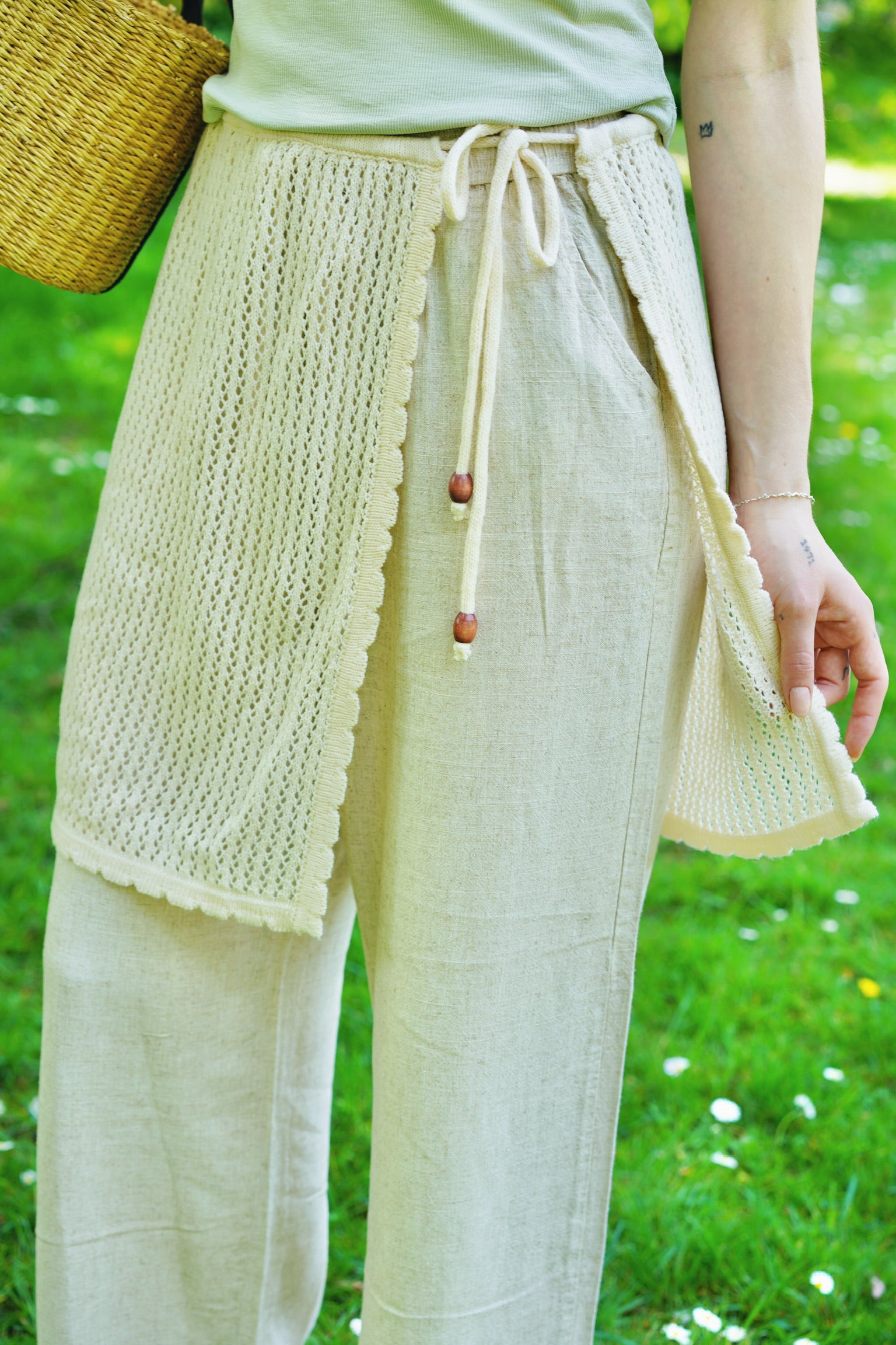 White Swan Boho Waist Wrap