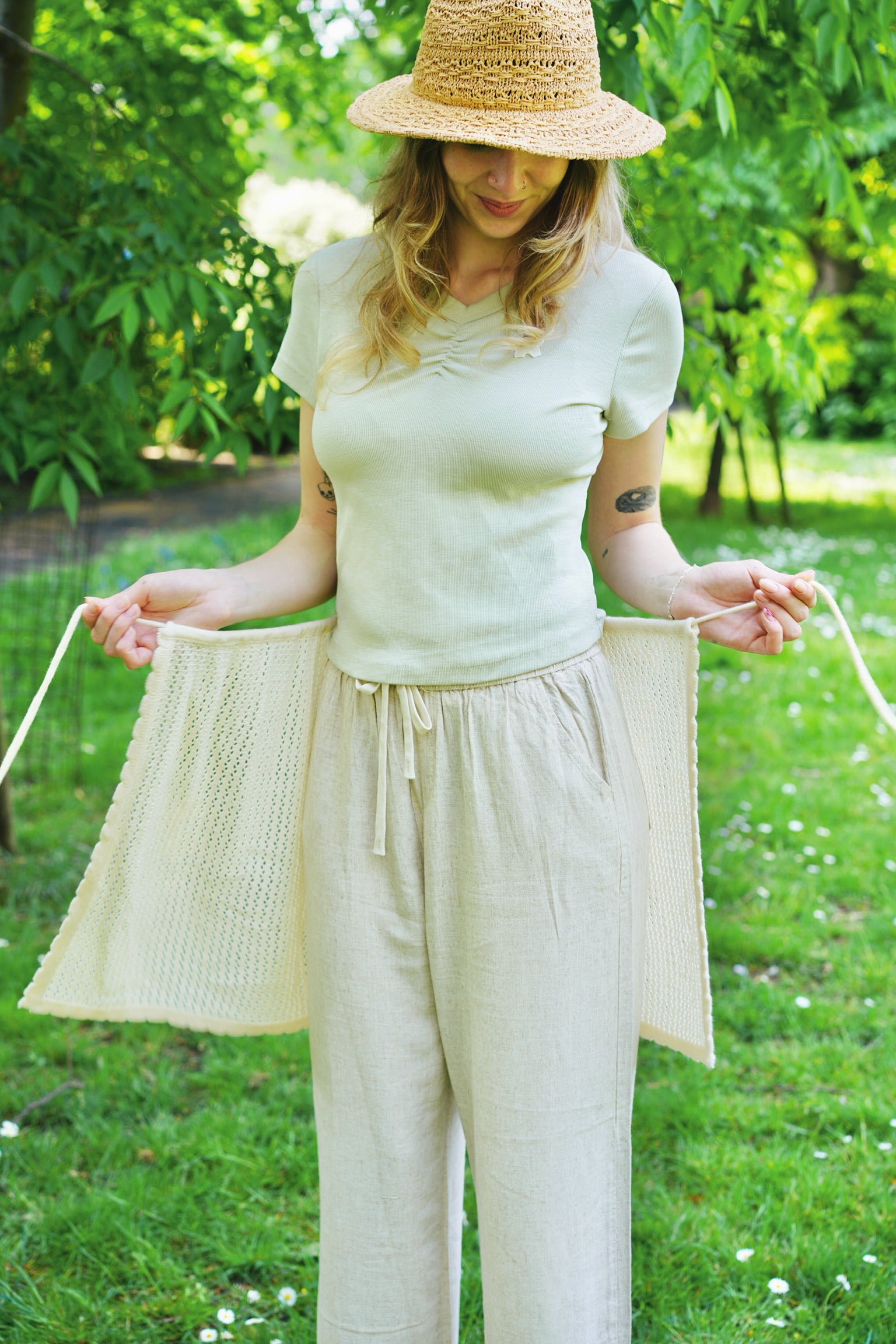 White Swan Boho Waist Wrap