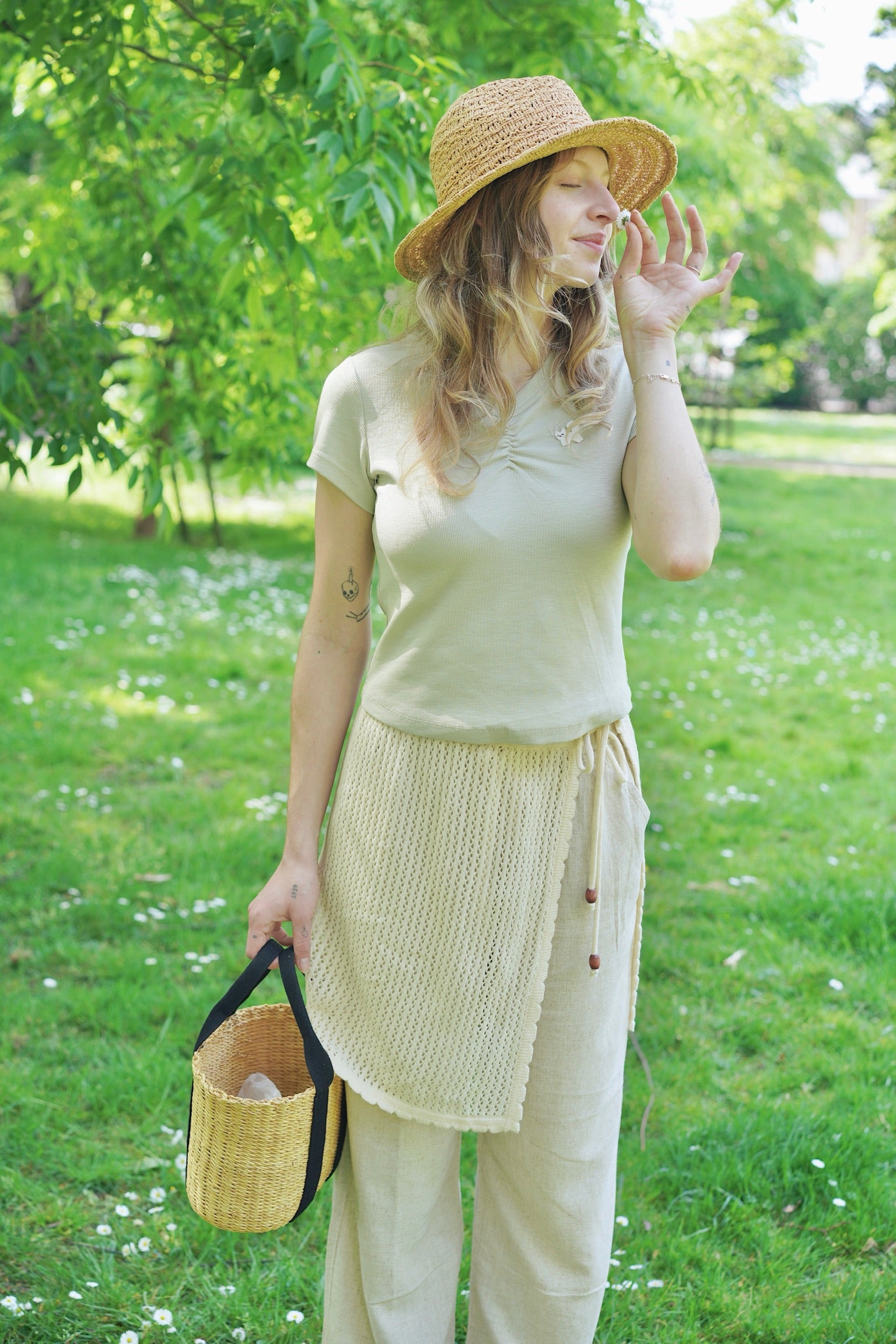 White Swan Boho Waist Wrap