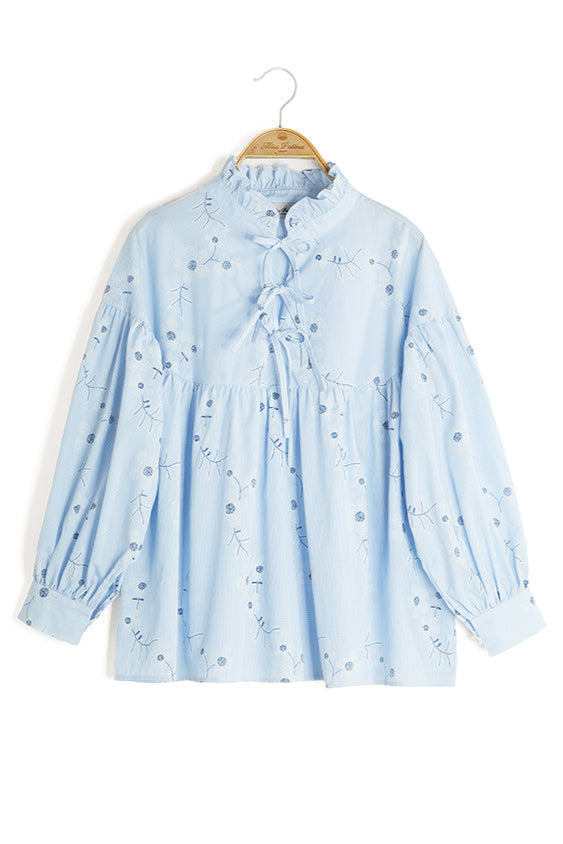 Wildflower Poplin Blouse
